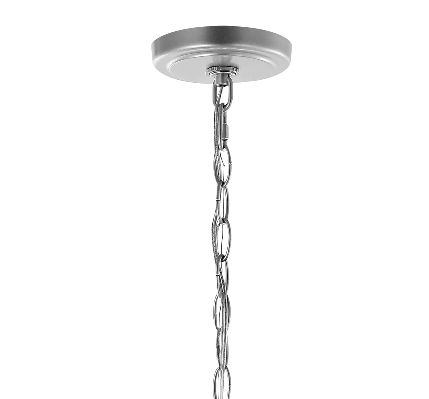Ruth 4-Light Silver Glass LED Lantern Chandelier