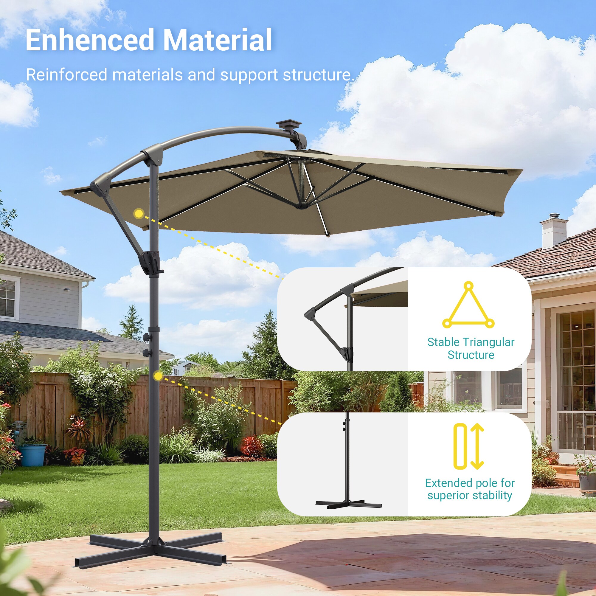 ACEGOSES LW-SM-LED985-TP Umbrellas-2 - View #3