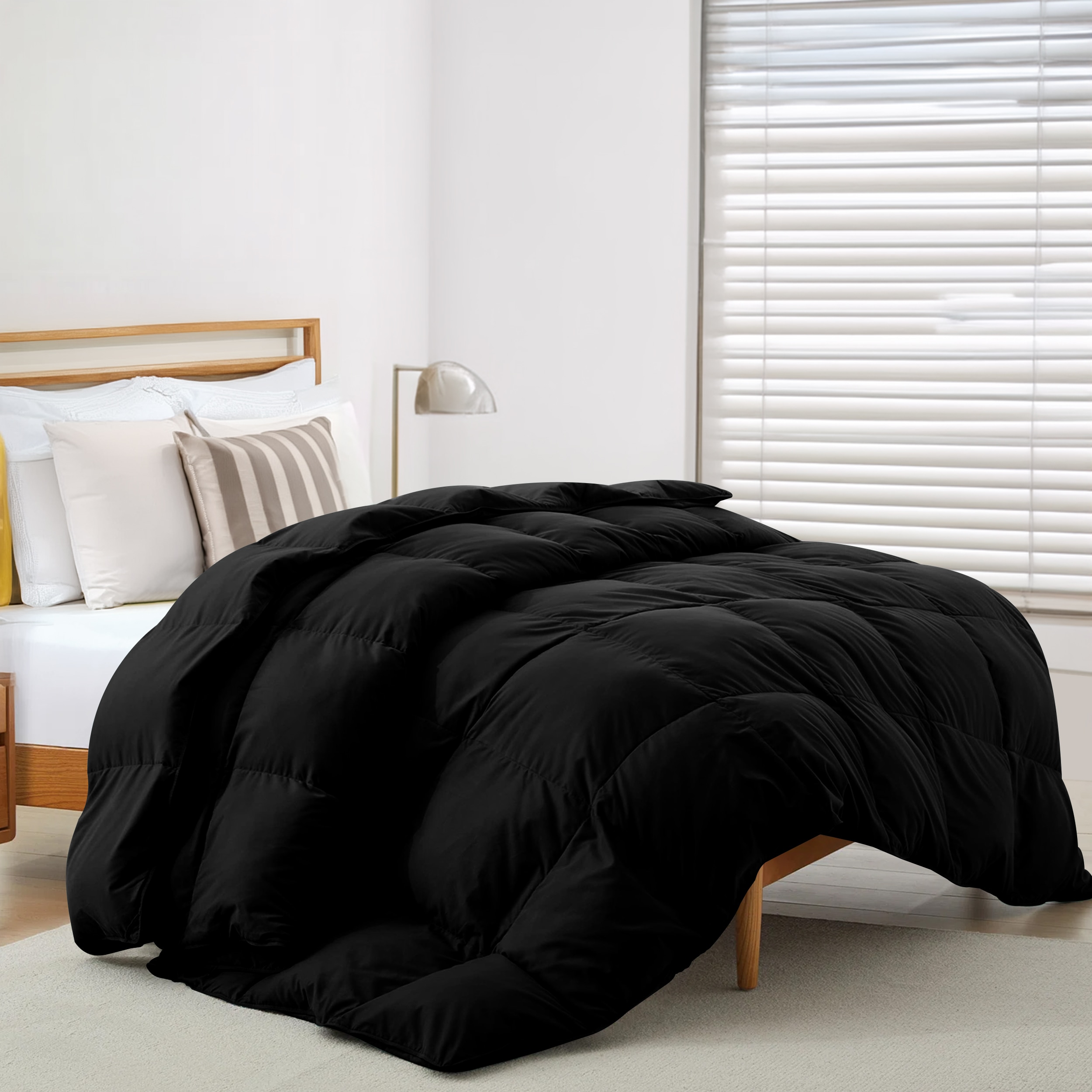 Lux Decor Collection COMFRT Q BLK Comforters-And-Bedspreads - View #2
