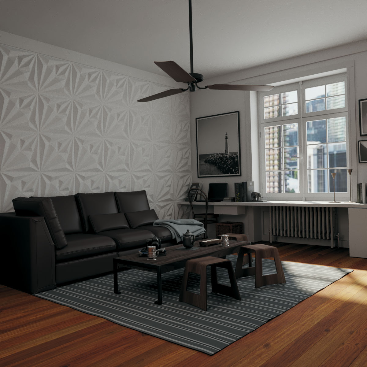 Ekena Millwork WP20X20DMWH Wall-Panels - View #8