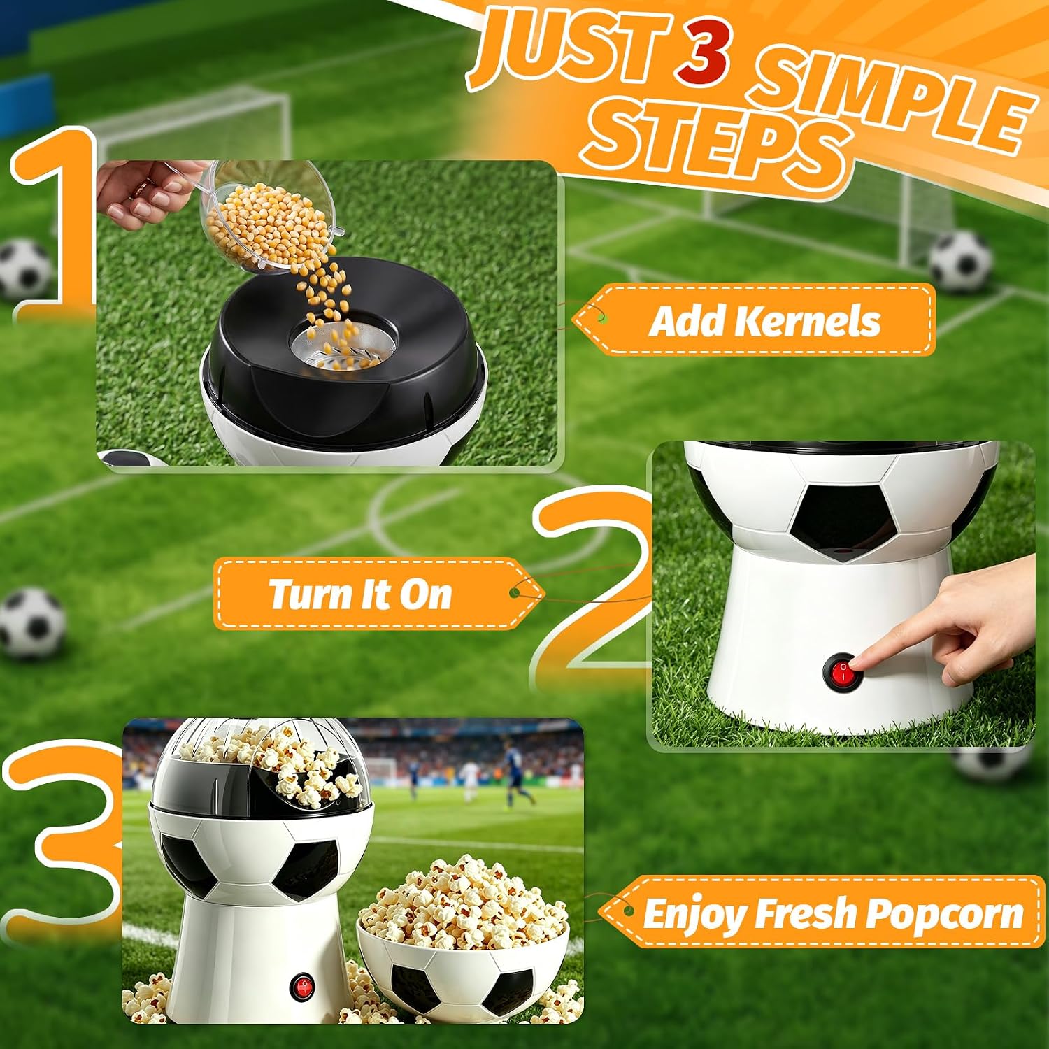 OSTBA U6-1211 Popcorn-Makers - View #7