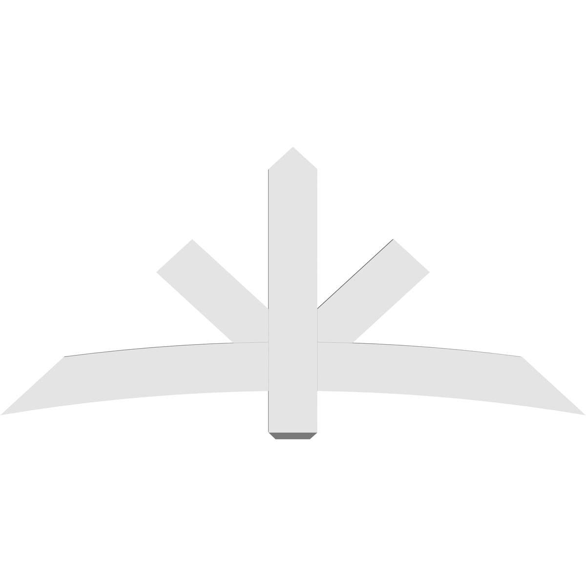 Ekena Millwork GBP072X33X0206ALB00 Exterior-Brackets-Braces - View #4