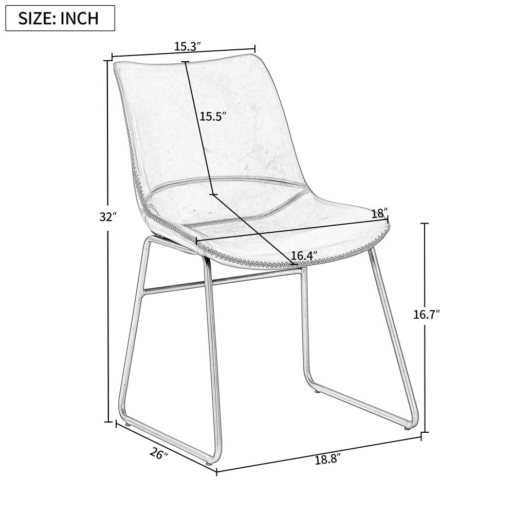 CASAINC TO-907-GR Dining-Chairs - View #19