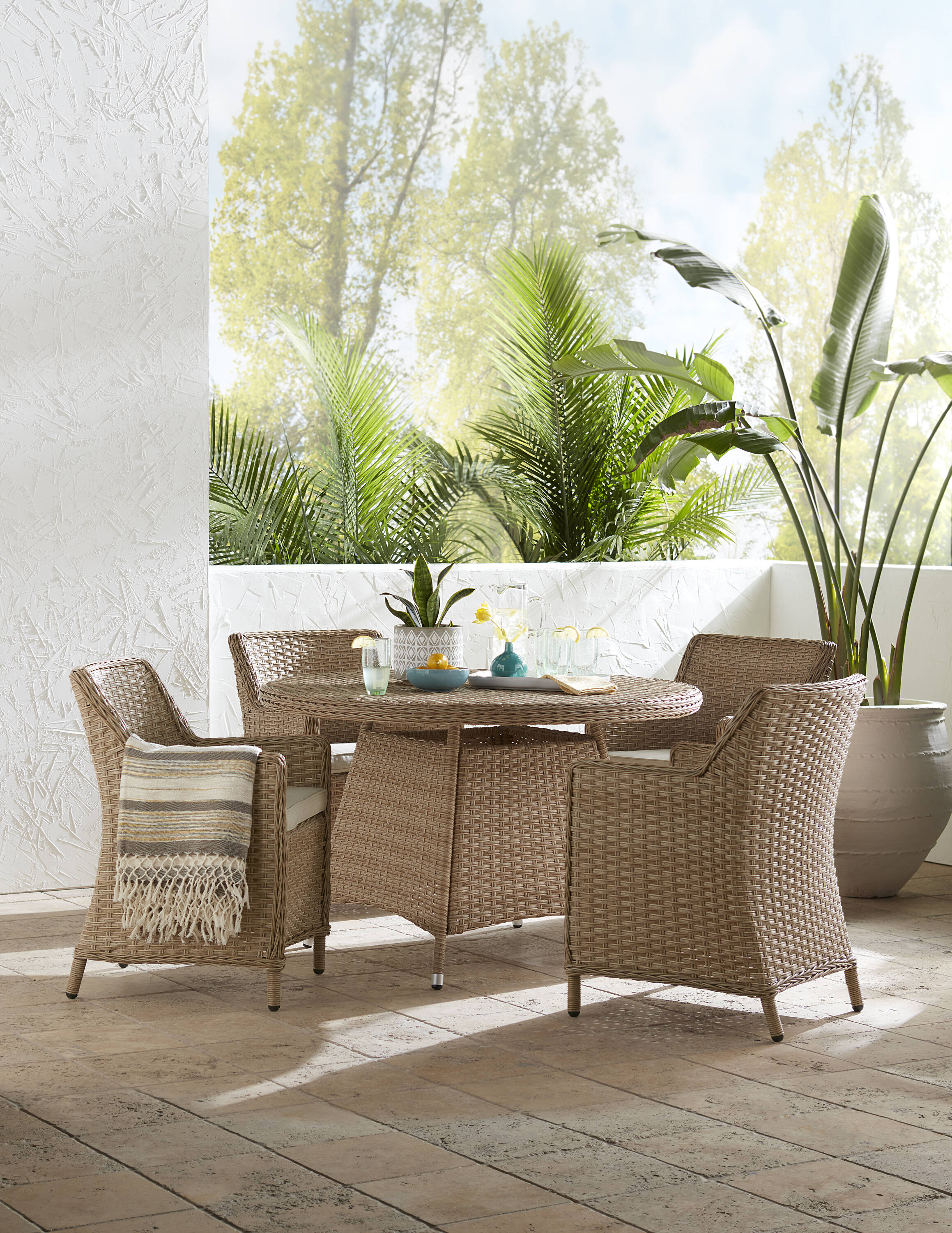 International Concepts KODT-448R-400-4 Patio-Dining-Sets - View #6