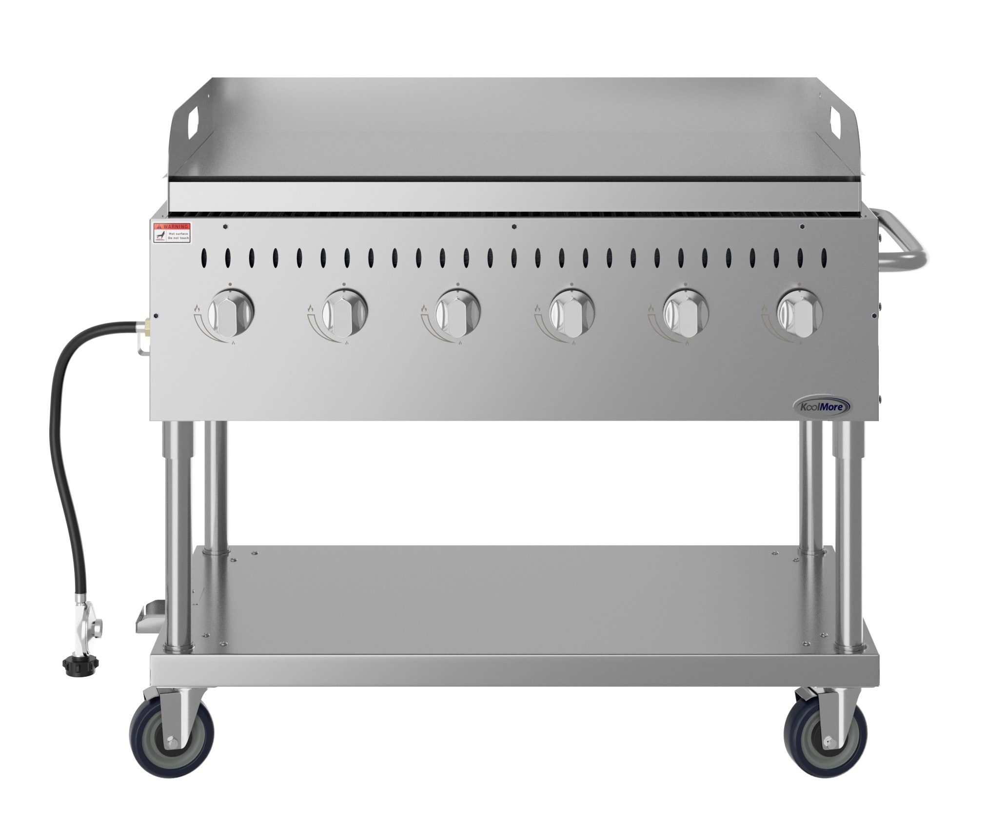 KoolMore LOW-CGKIT4-48G Stainless Steel Liquid Propane Gas Grill