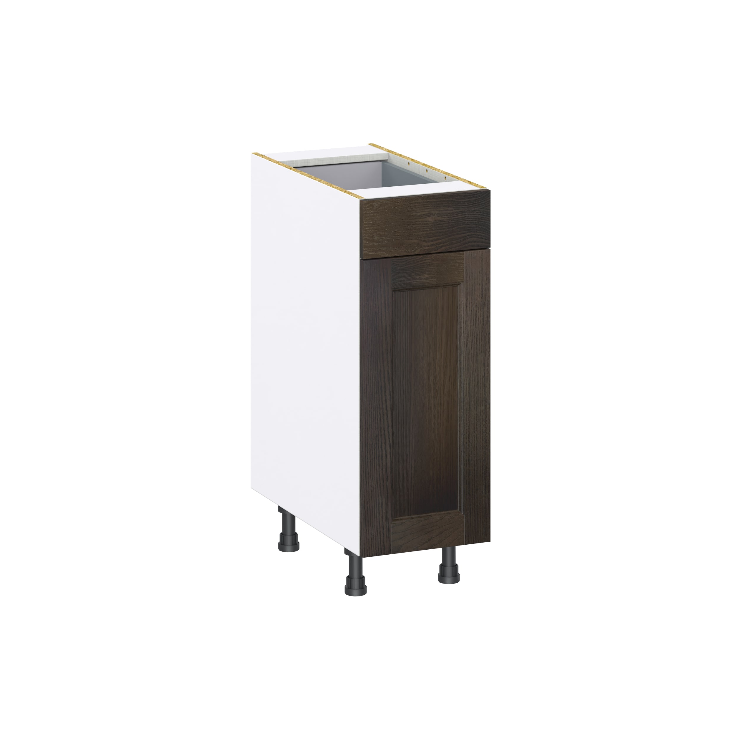 Hugo&Borg Montclaire 24-in W x 34.5-in H x 24-in D Wood 1-Drawer Base Fully Assembled Cabinet (Recessed Panel Shaker Style)