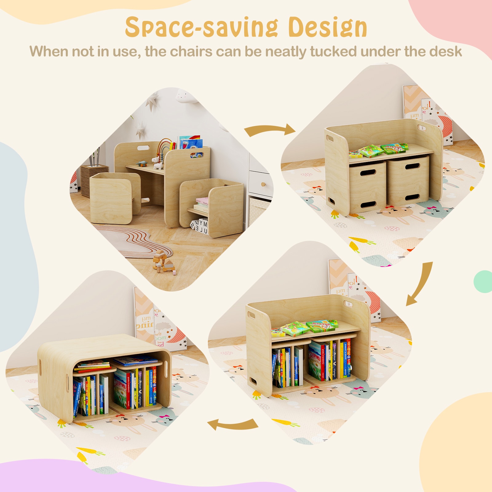 Slickblue D-CO-AN19001YH Kids-Play-Tables - View #6
