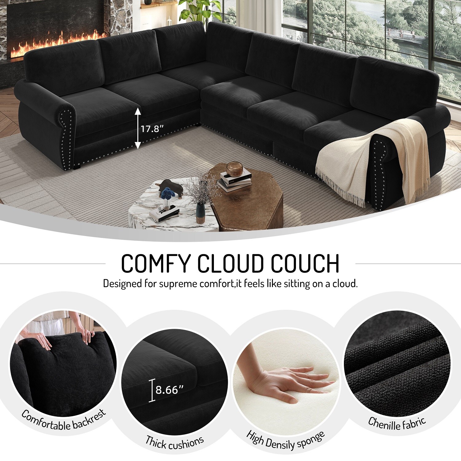 GZMR GZ-GN3008B Sofas-Loveseats - View #6