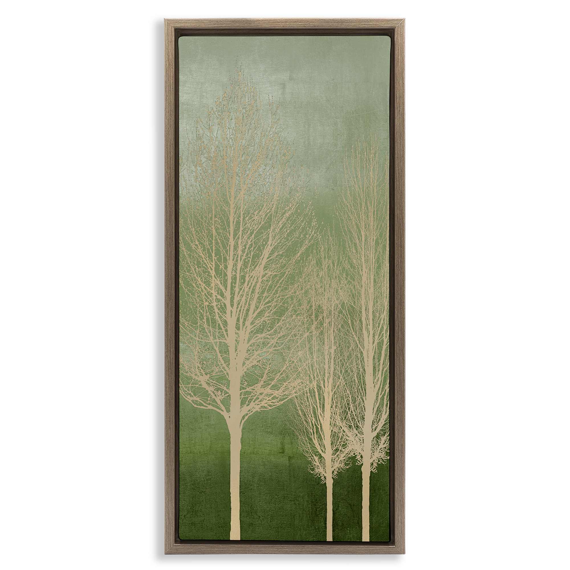 Stupell Industries BS-558-FFE-10X24 Tree Over Ombre Floating Frame design by Kate Bennett
