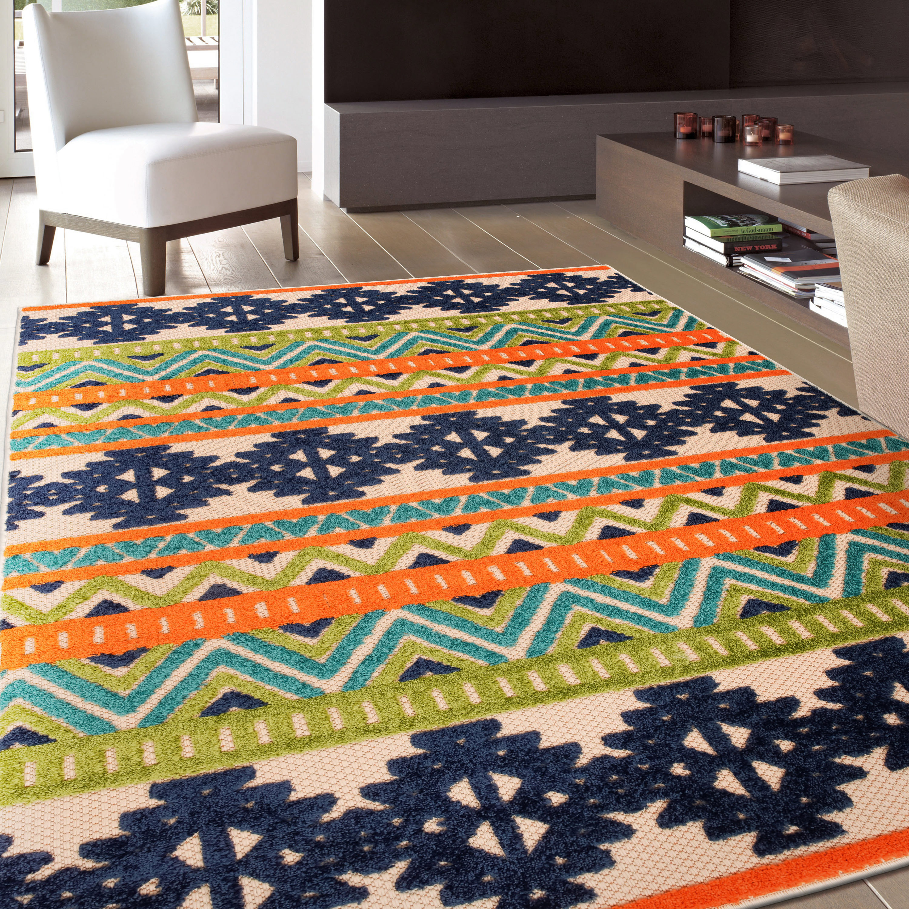 World Rug Gallery 8018MULTI5X7 rugs - View #5