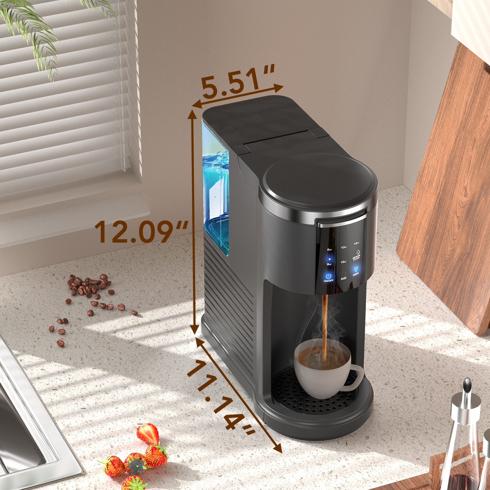 COWSAR LSCM3729E-BLACK Coffee-Makers - View #9