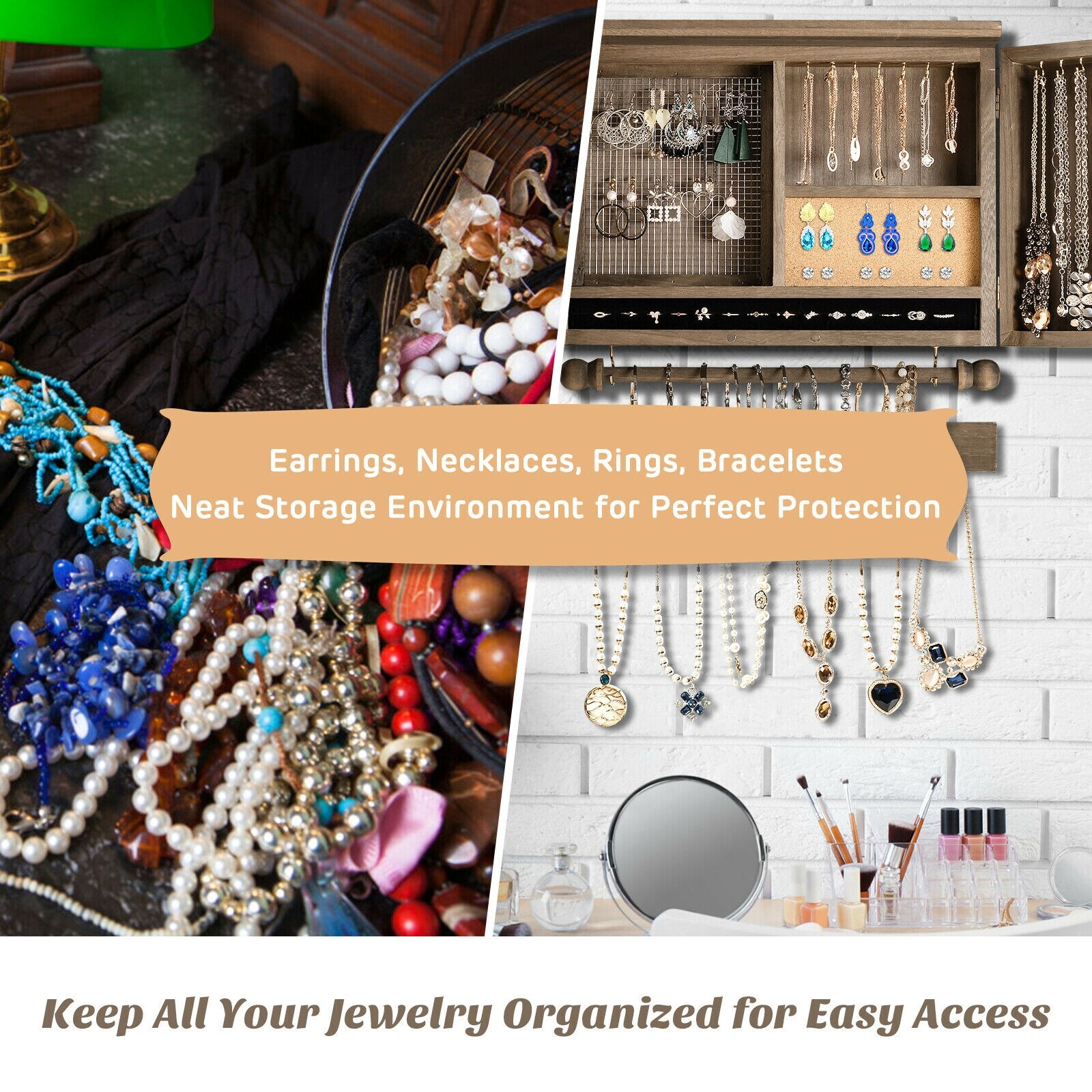 CASAINC HYSN-66037BN Jewelry-Armoires - View #8