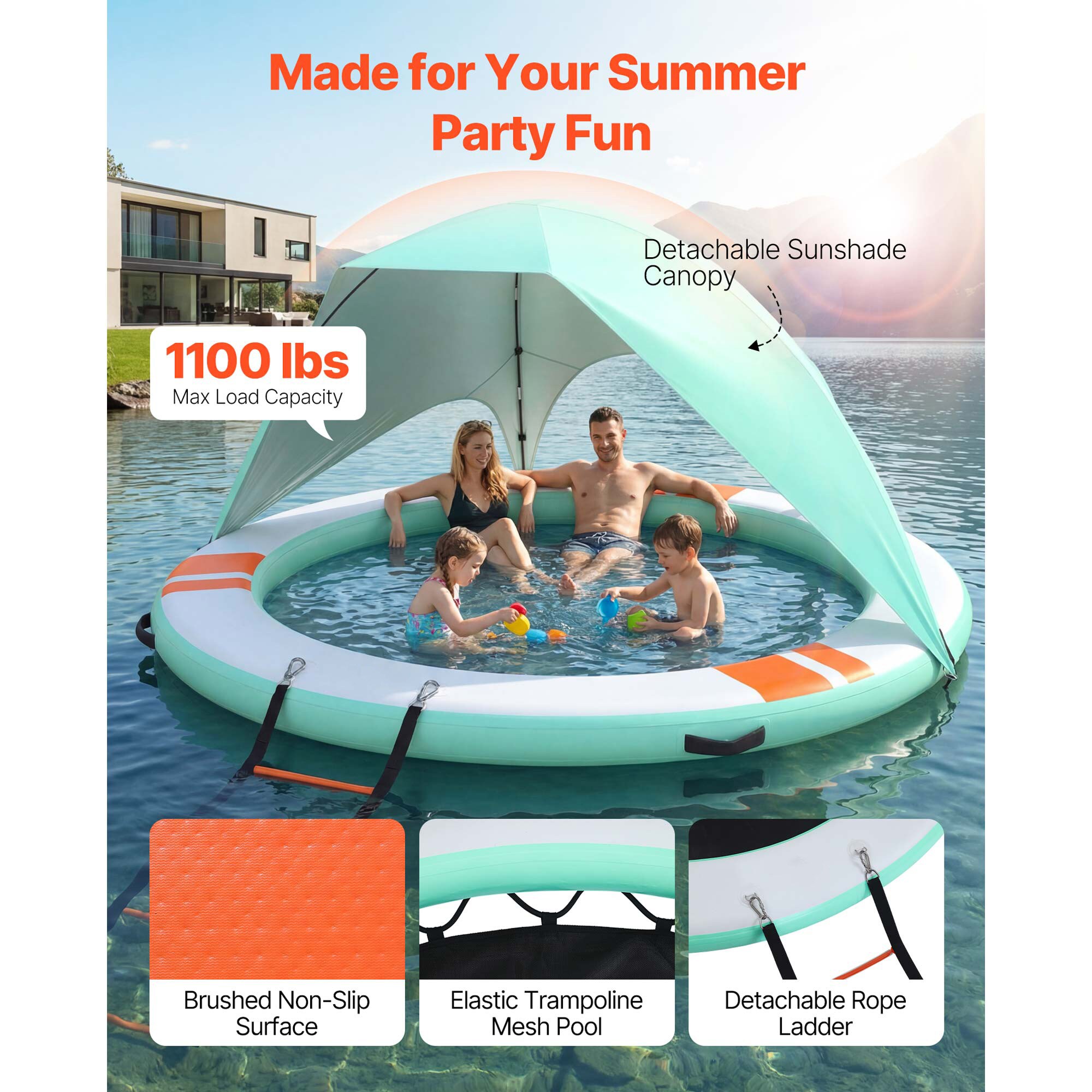 VEVOR SCCQFTYX10FT17598V0 Pool-Toys-Floats - View #2
