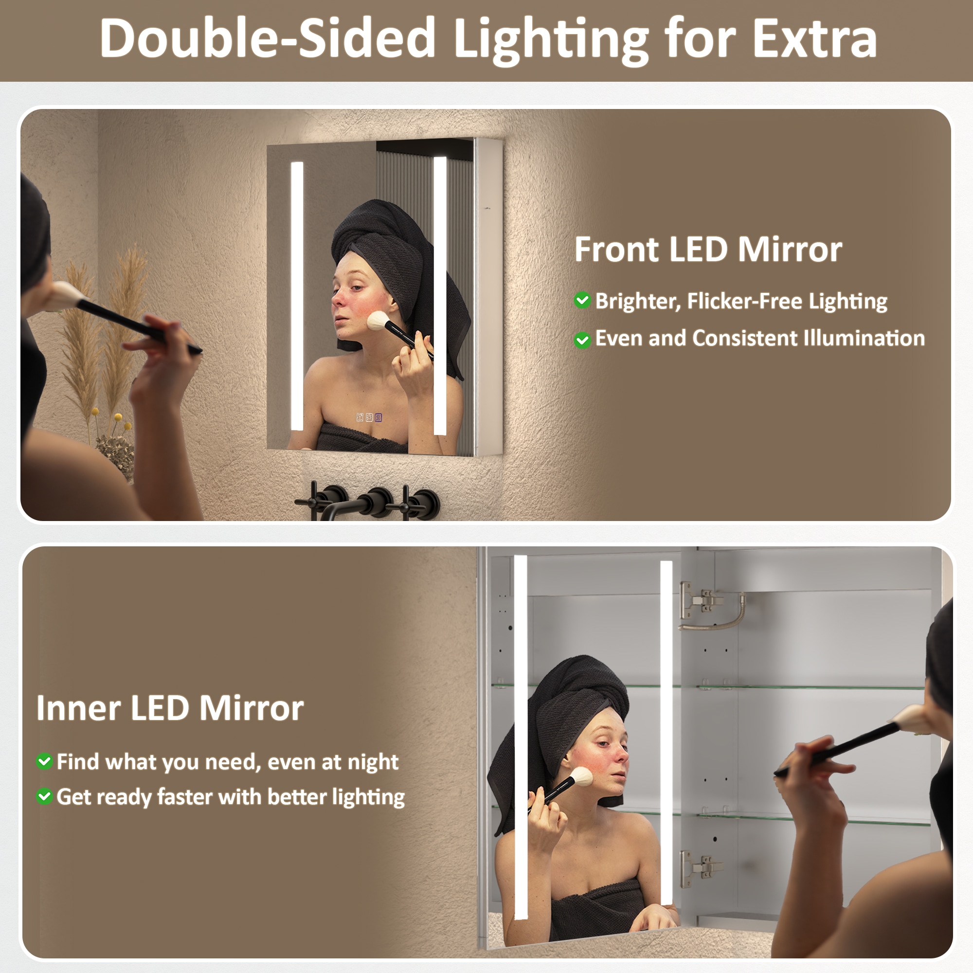 ExBrite DHMC2026V3L Bathroom-Medicine-Cabinets - View #9