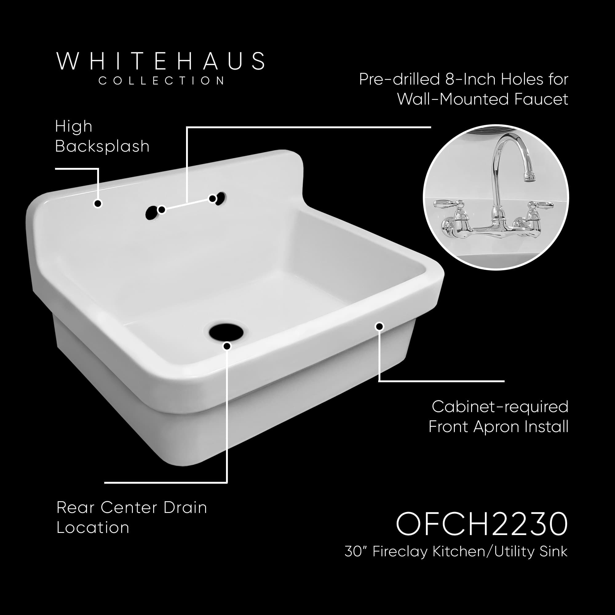 Whitehaus Collection OFCH2230-WHITE Kitchen-Sinks - View #6