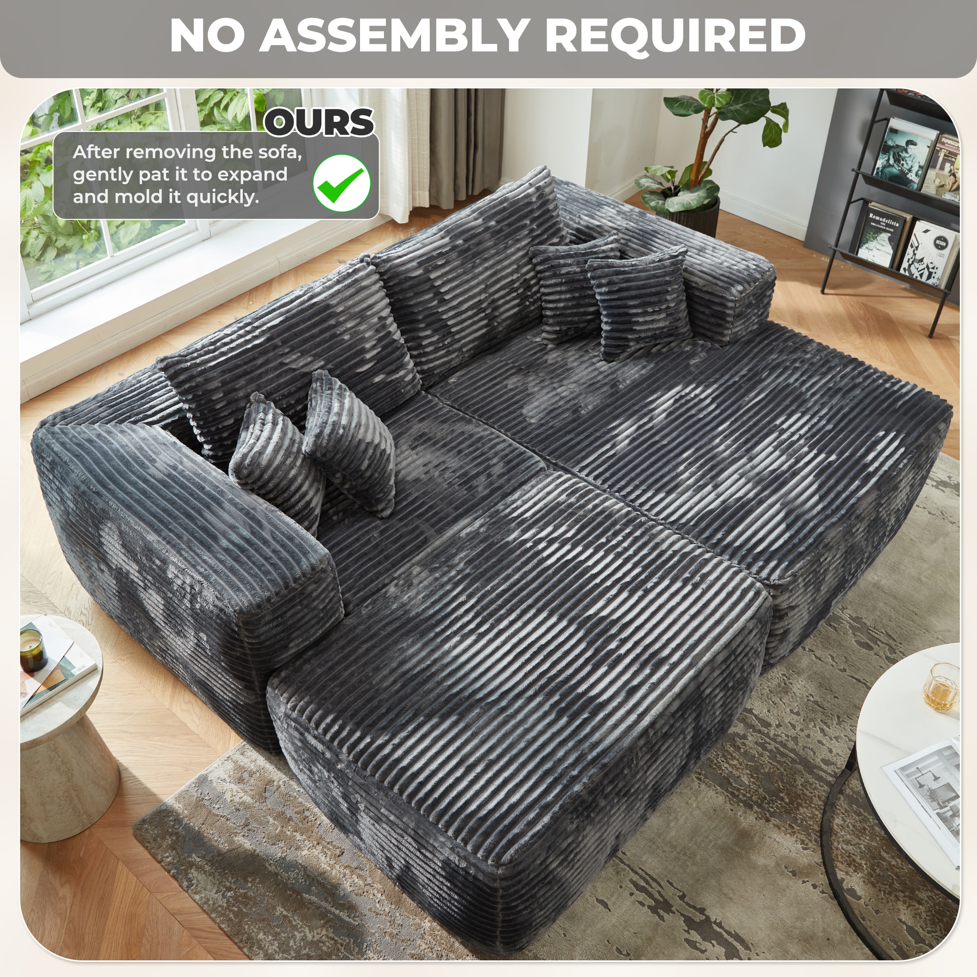 Pouuin SMOMO-910R Sofas-Loveseats - View #2