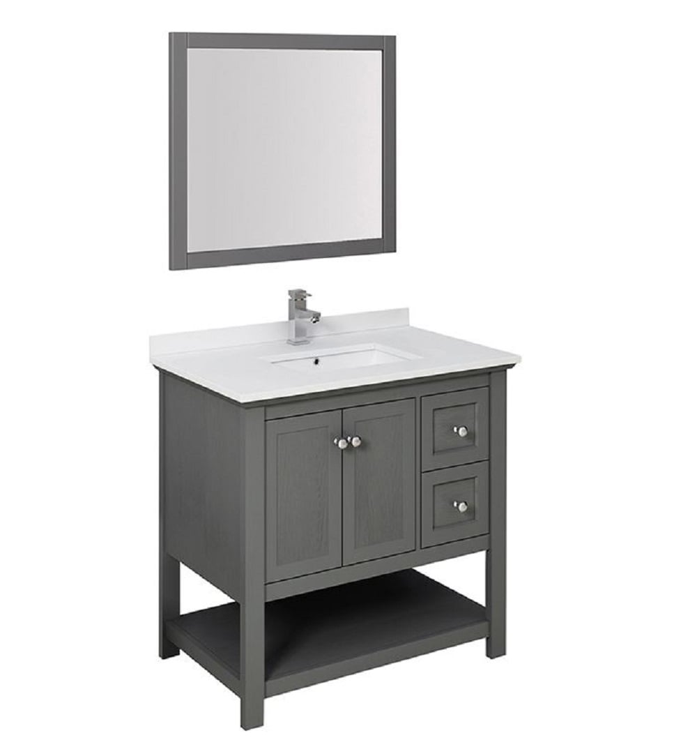 Fresca FVN2336VG Bath-Vanity-Combo - View #2