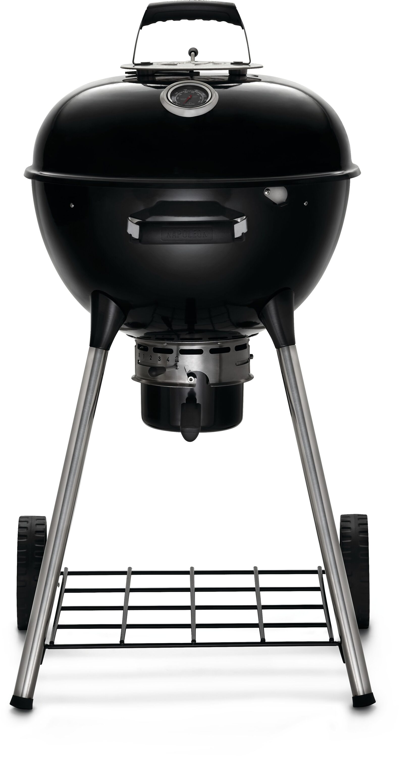 NAPOLEON NK18 Leg Series 17.5-in W Black/Porcelain Kettle Charcoal Grill NK18K-LEG-3 Sansujyuku sansujyuku.com