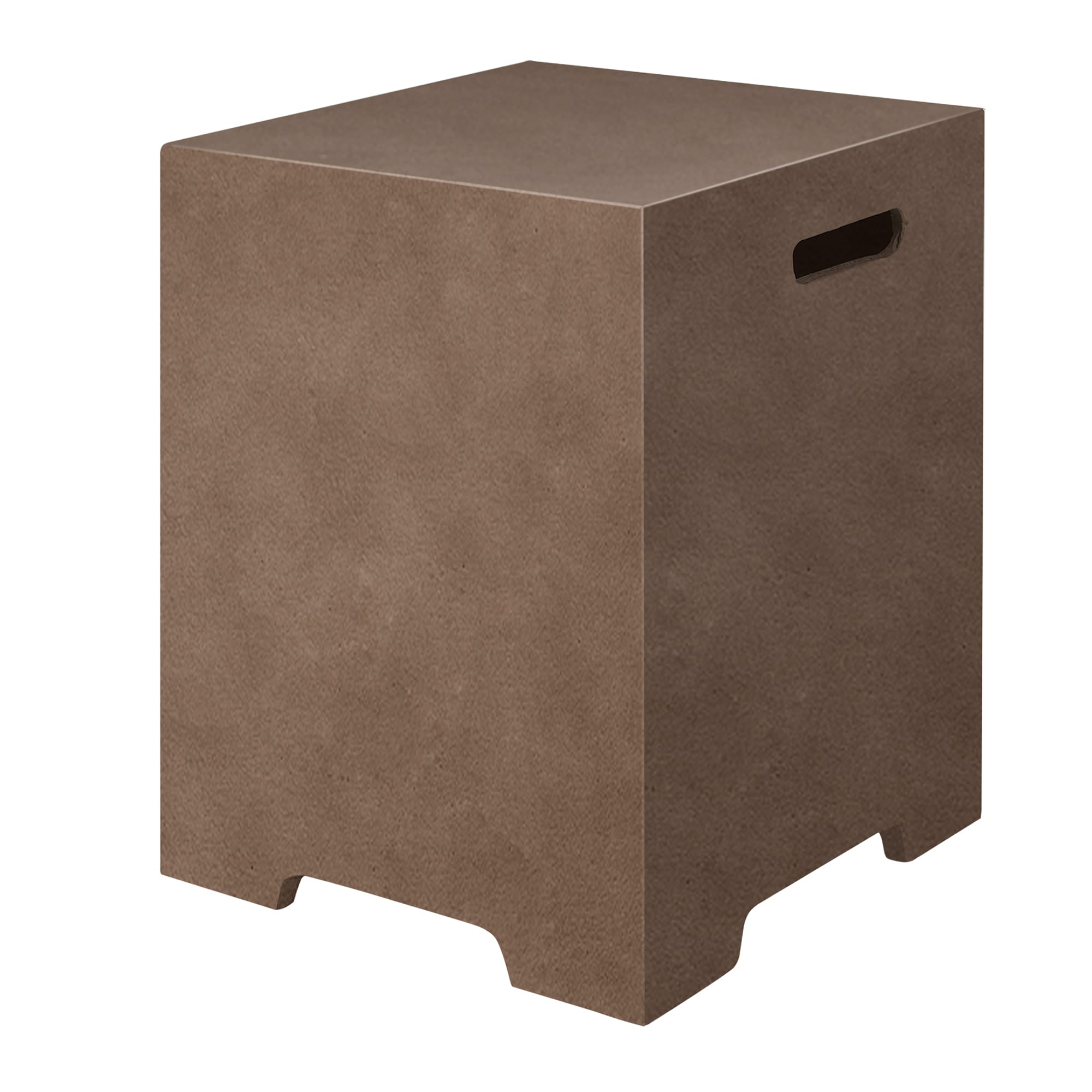 UPHA WST-F-MGO-SK Tank Cover Square Outdoor End Table 16.1-in W x 16.1-in L