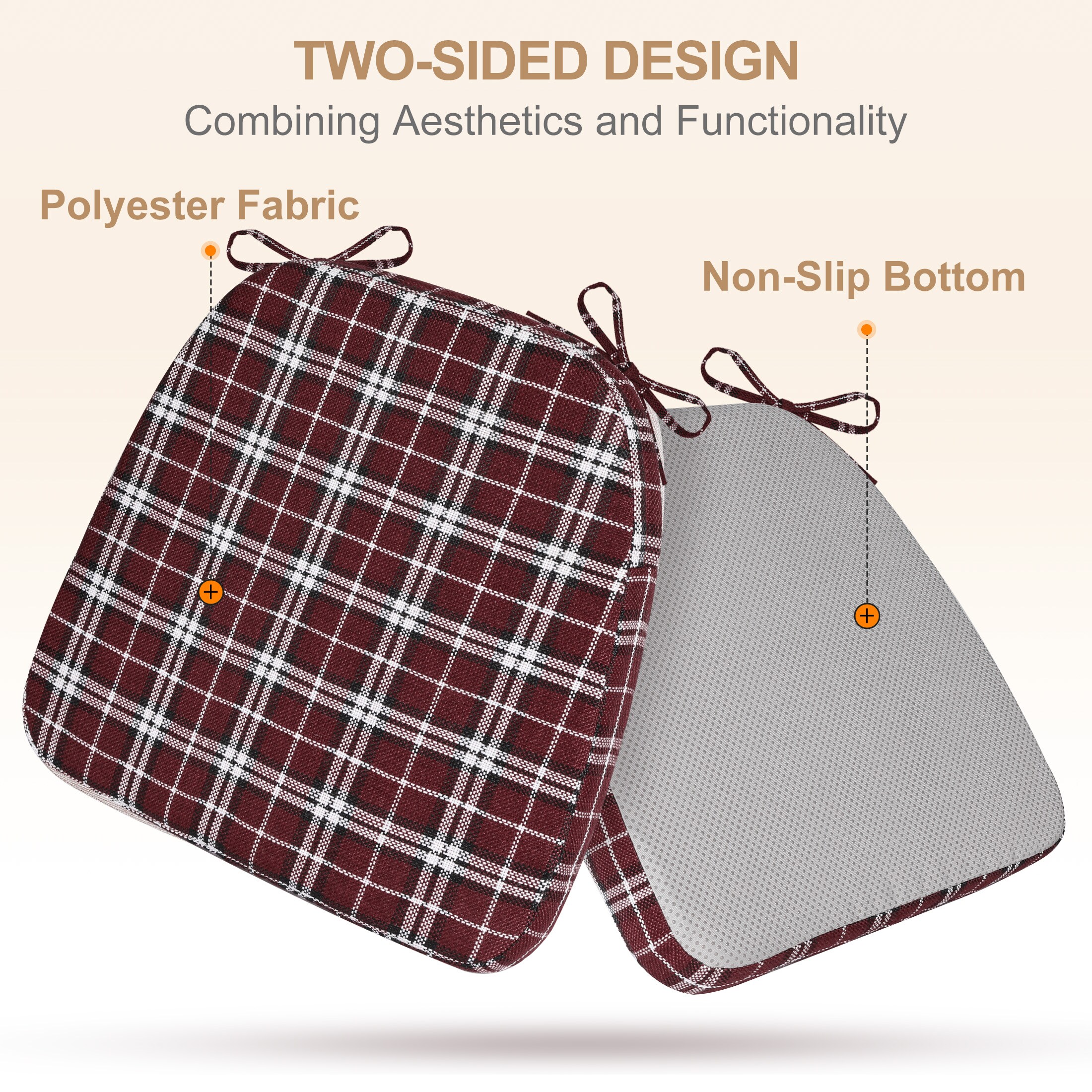 AAAAAcessories LS-DCCLH-CGHONG-2P Indoor-Chair-Cushions - View #7