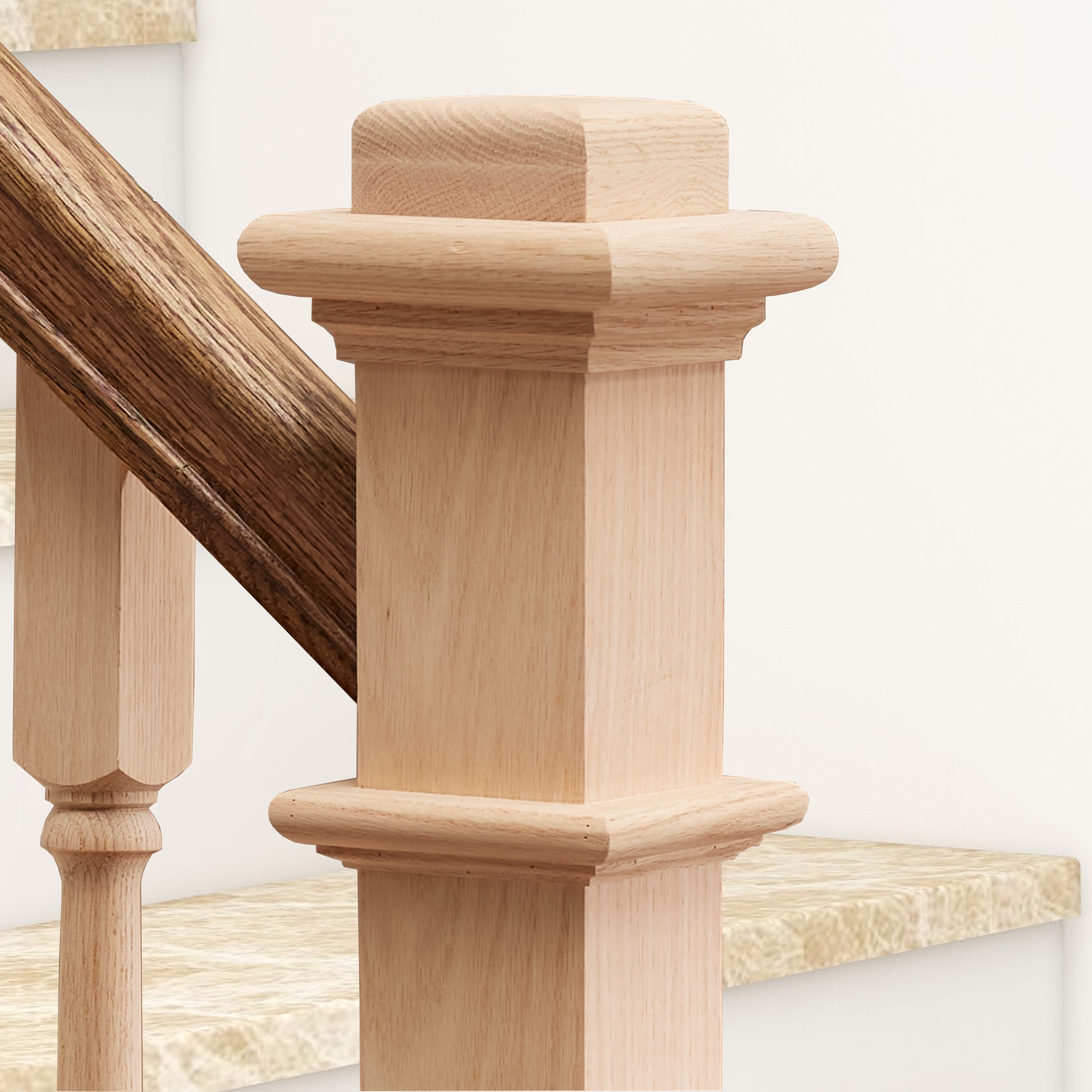 RELIABILT WG963OAK Interior-Stairpart-Newel-Posts - View #2