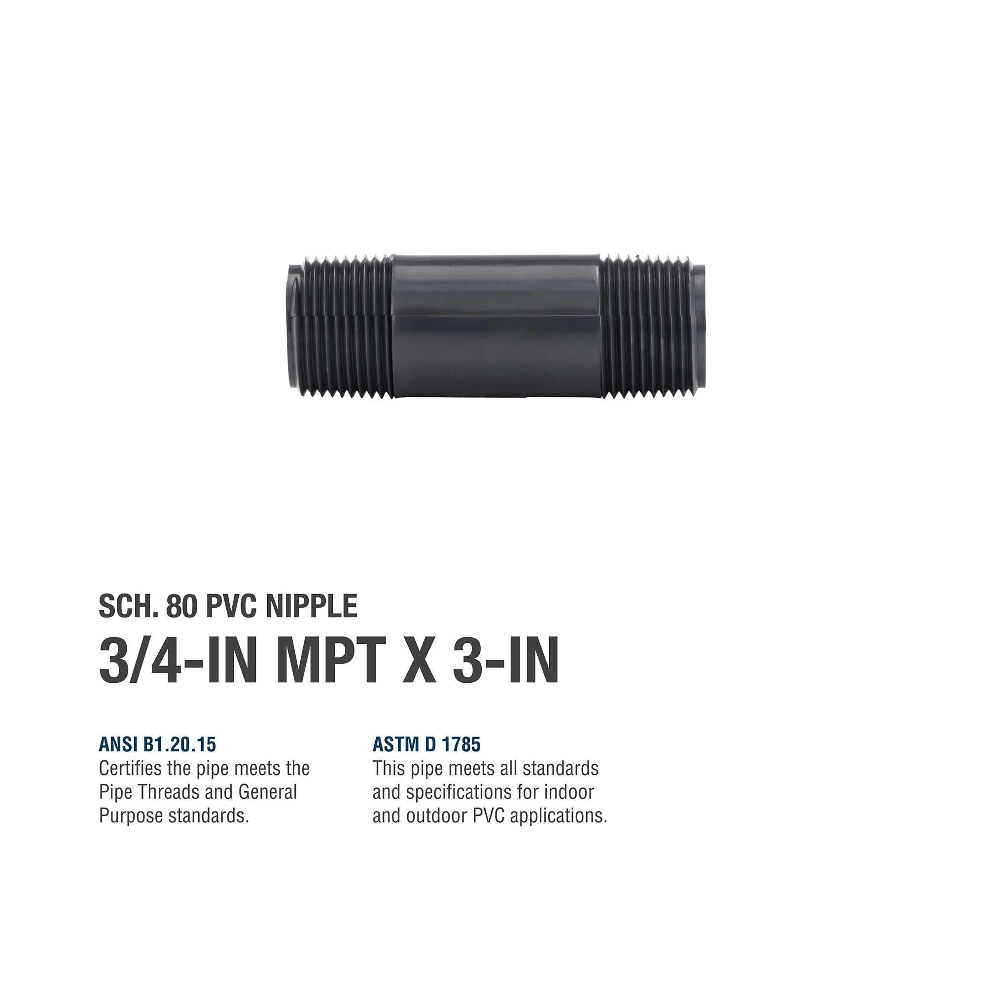 B&K 404-030 Pvc-Pressure-Sch-40-Fittings - View #4