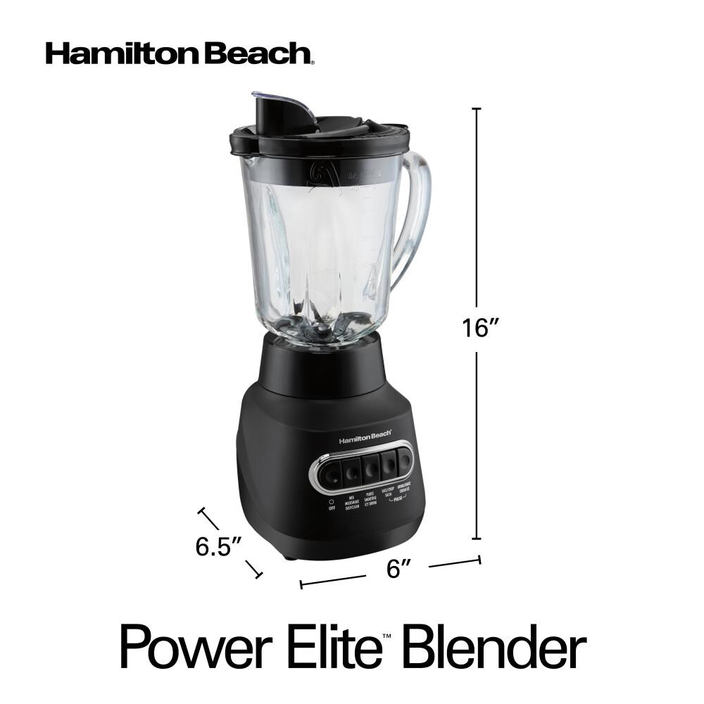Hamilton Beach Wave Crusher Multi-Function Blender with 40 oz. Glass Jar  and 14 Functions for Puree, Ice Crush, Shakes a Silver 54221 - Best Buy