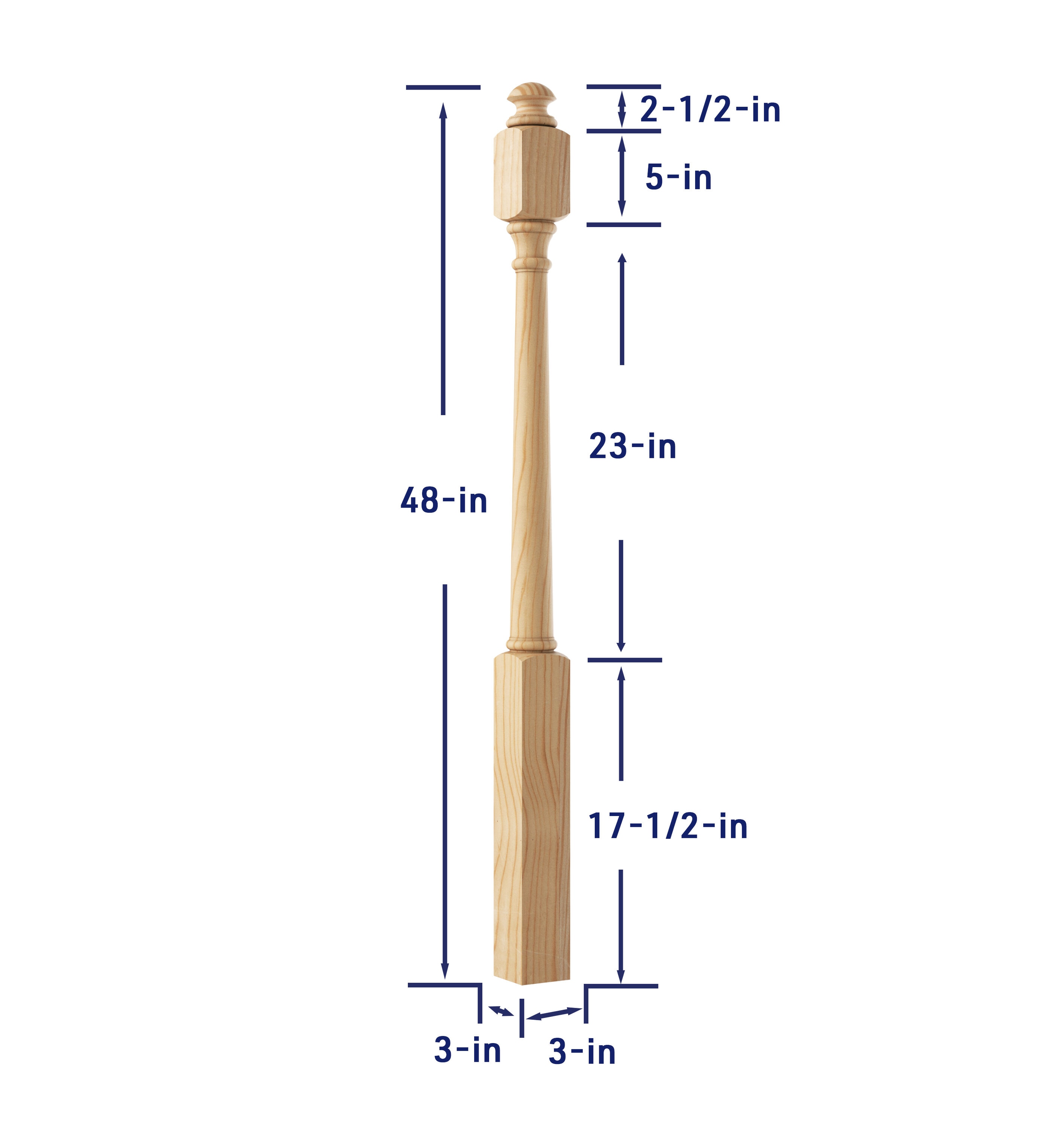 Crown Heritage 44Y4040 Interior-Stairpart-Newel-Posts - View #4