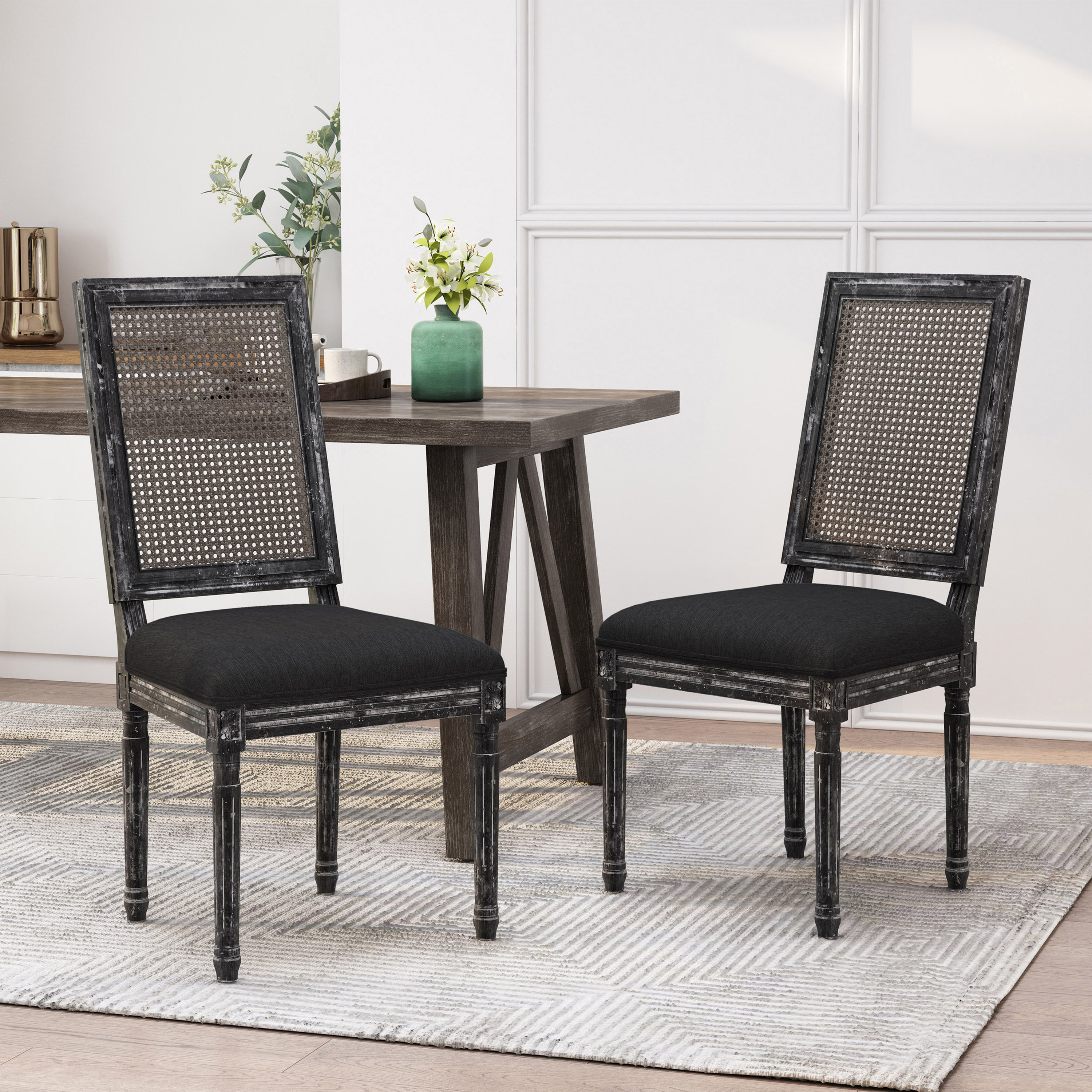 LOVMOR SF-M-71238.00BLK DINING CHAIR