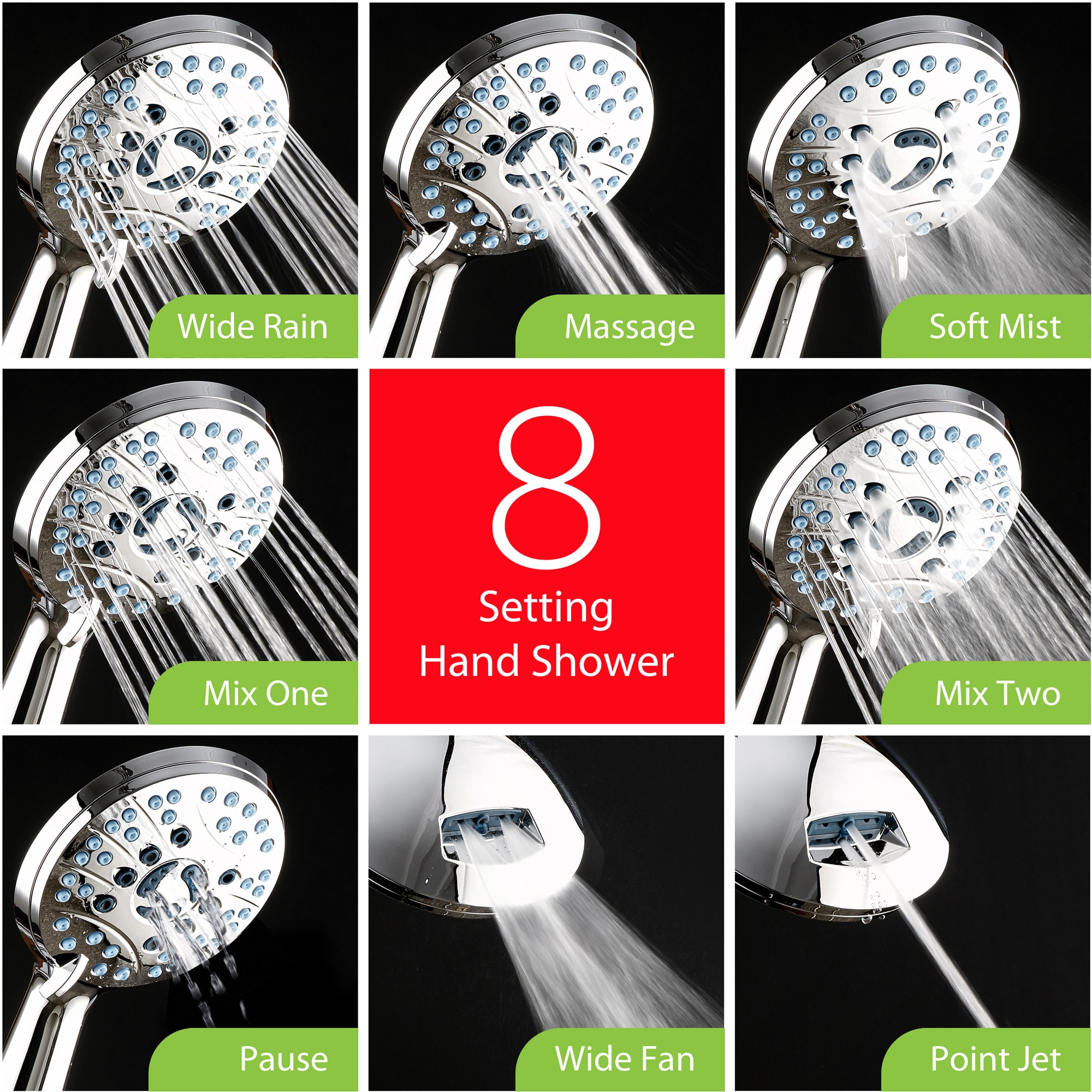 AquaCare 2661CHF Fixed-Showerhead - View #7