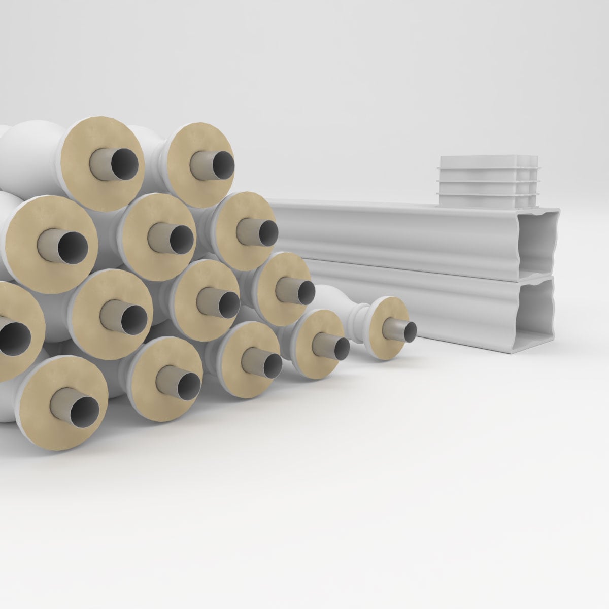 Ekena Millwork BALK32X096AVN railings - View #6