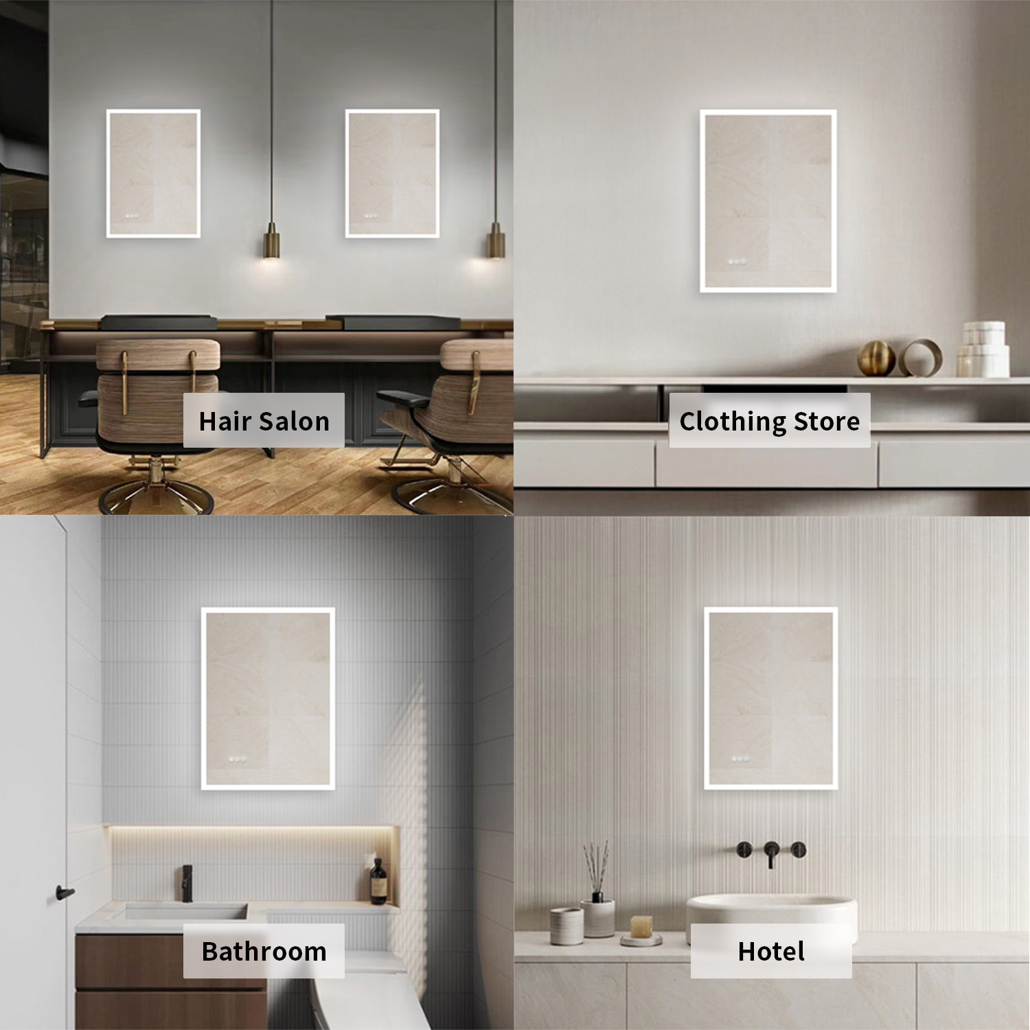TaiMei MC04-2230SF1 Framed-Bath-Mirrors - View #10