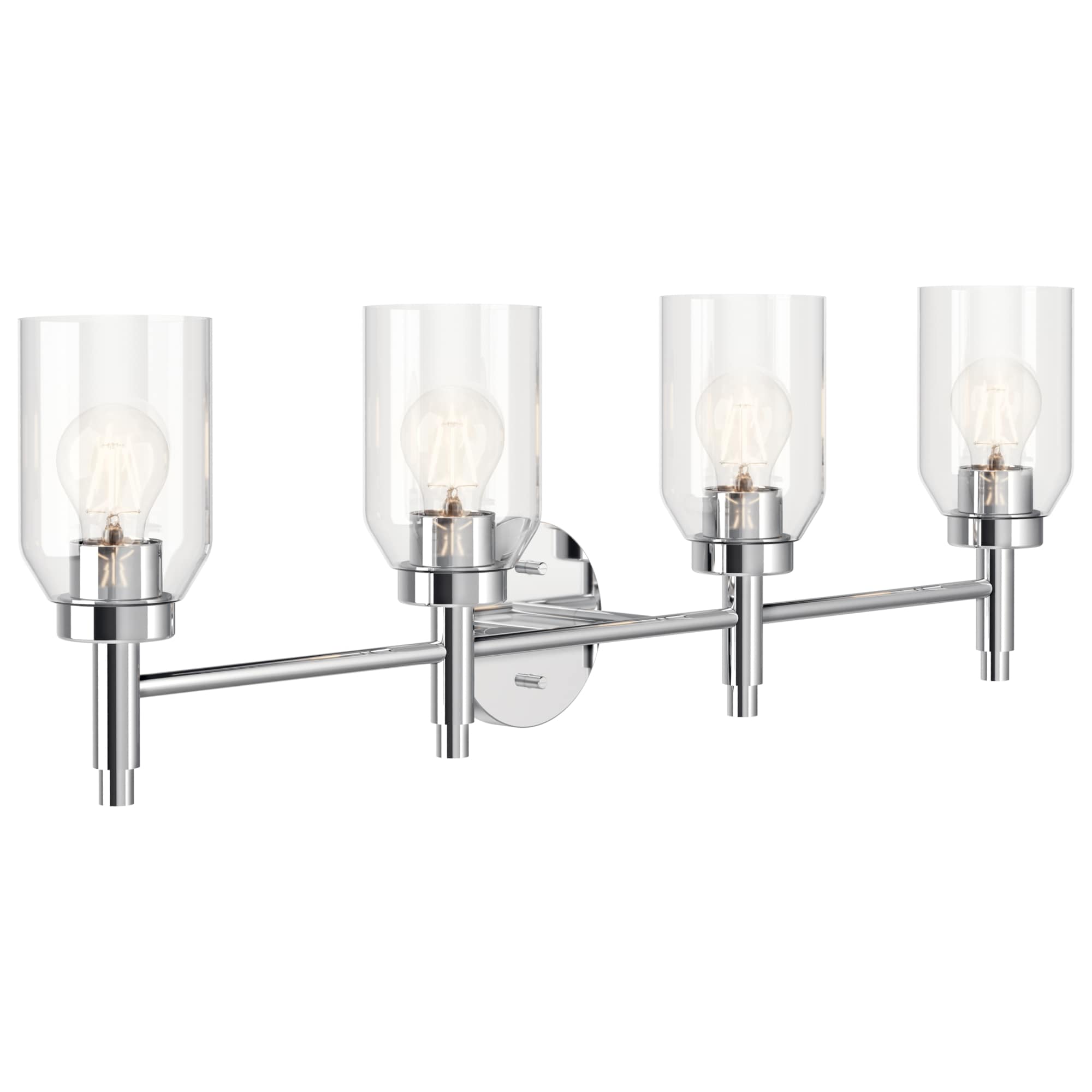 Kichler 55186CH Madden 34-in 4 -Light Chrome Modern/contemporary Vanity light