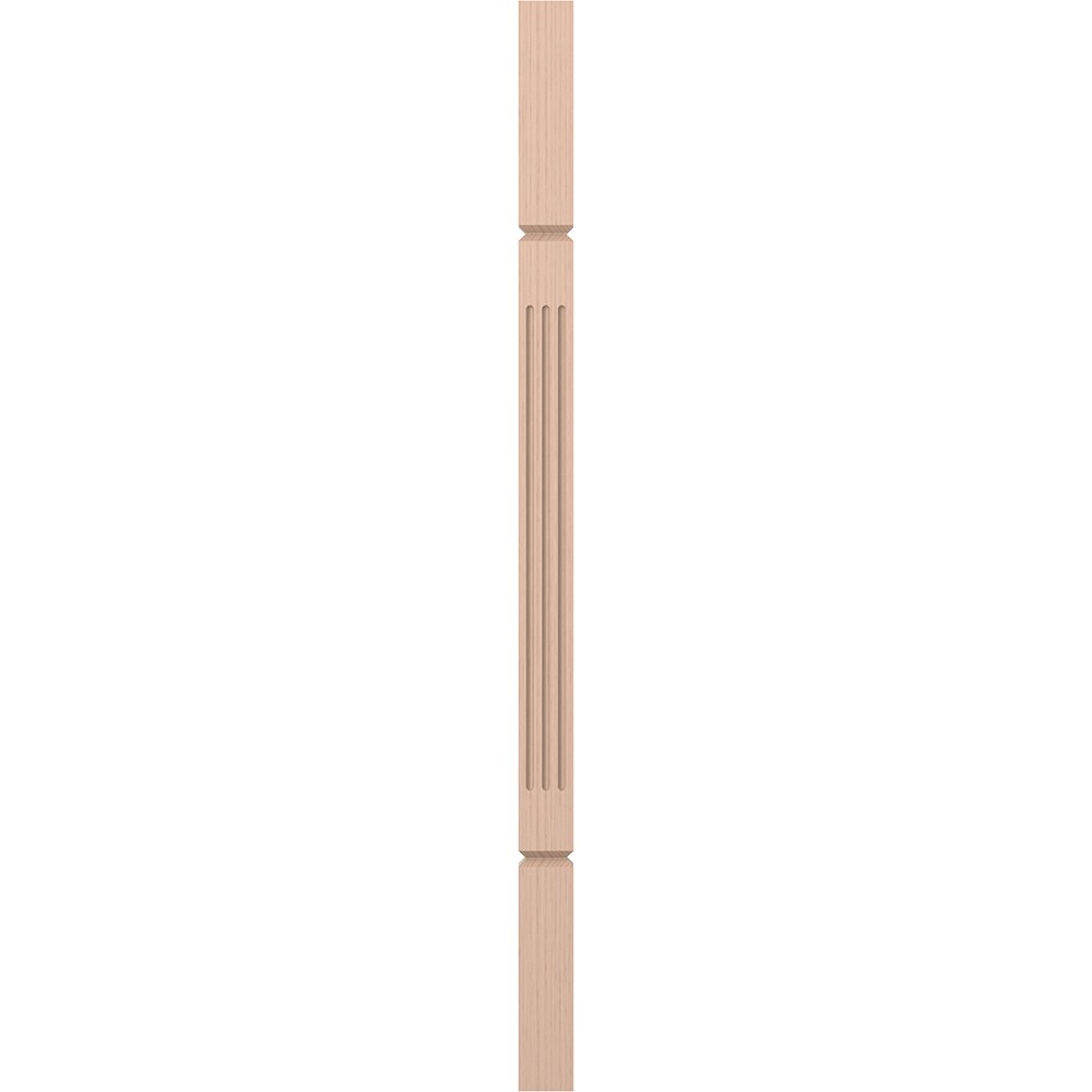L.J. Smith Stair Systems LJF-5360V-M 34 34-in x 1.75-in Unfinished Maple Square Top Stair Baluster