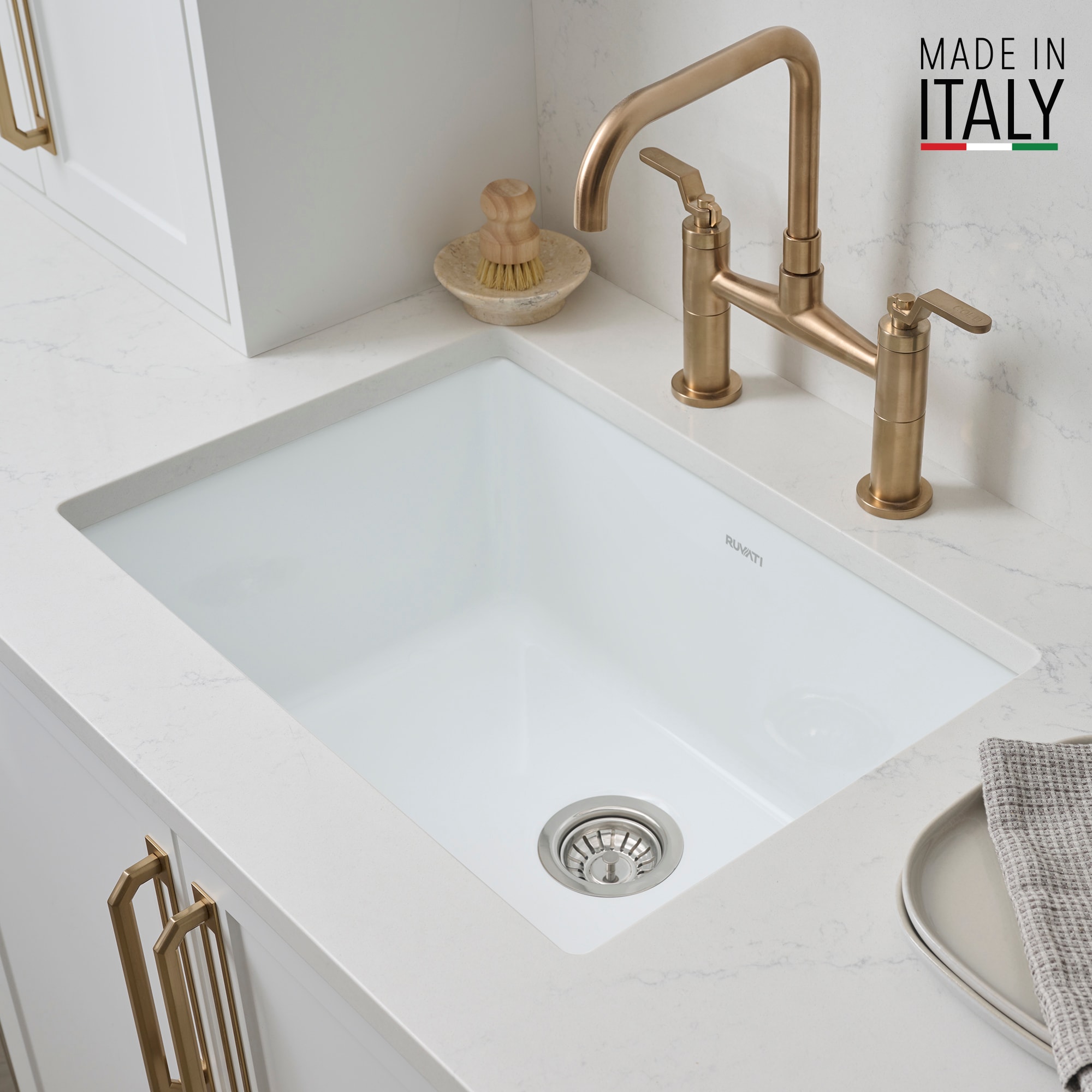 Ruvati RVL2707WH Kitchen-Sinks - View #3