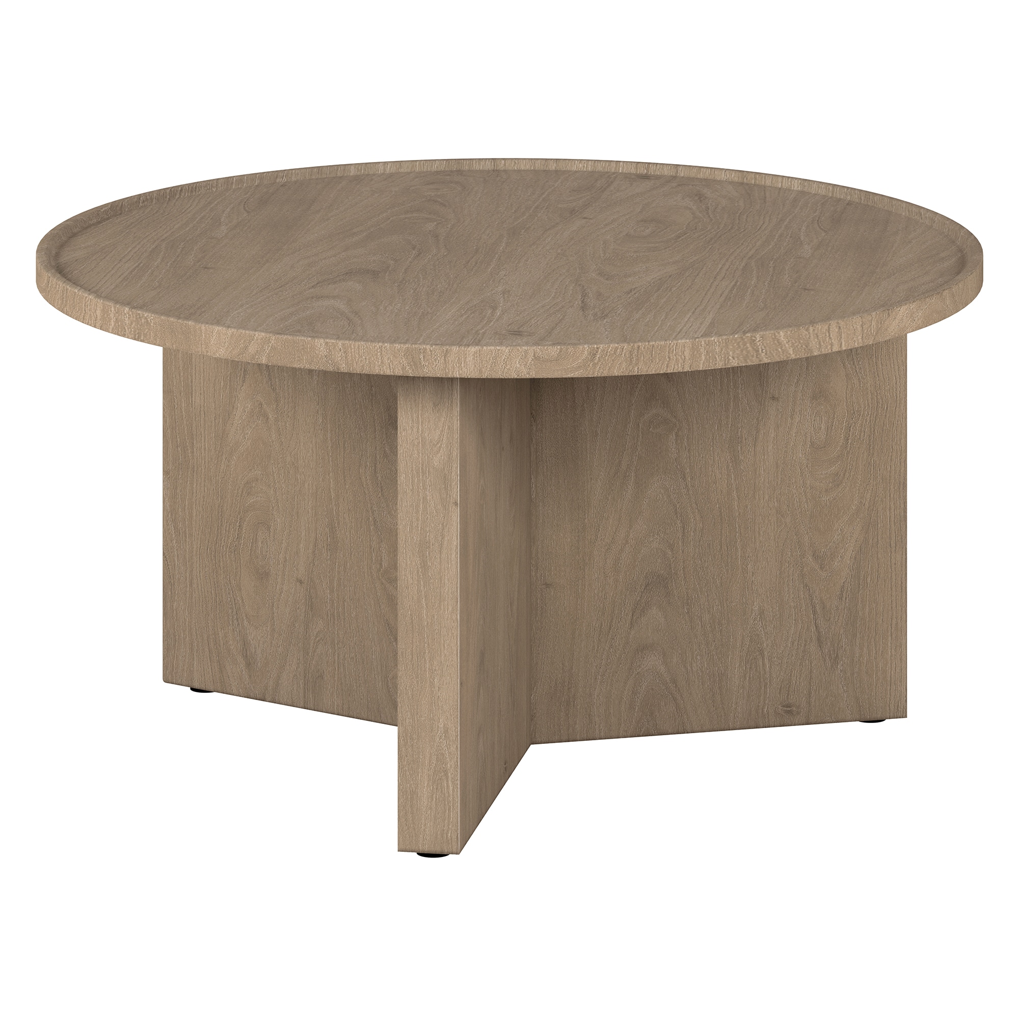 Hailey Home Gunnar Antiqued Gray Oak Mdf Scandinavian Coffee Table ...