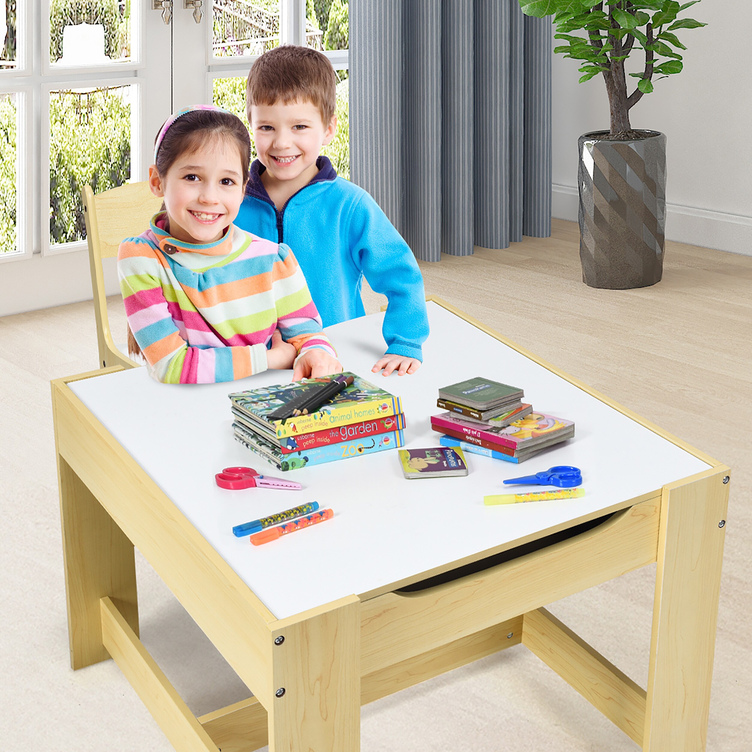 Goplus LWS00378 Kids-Play-Tables - View #6