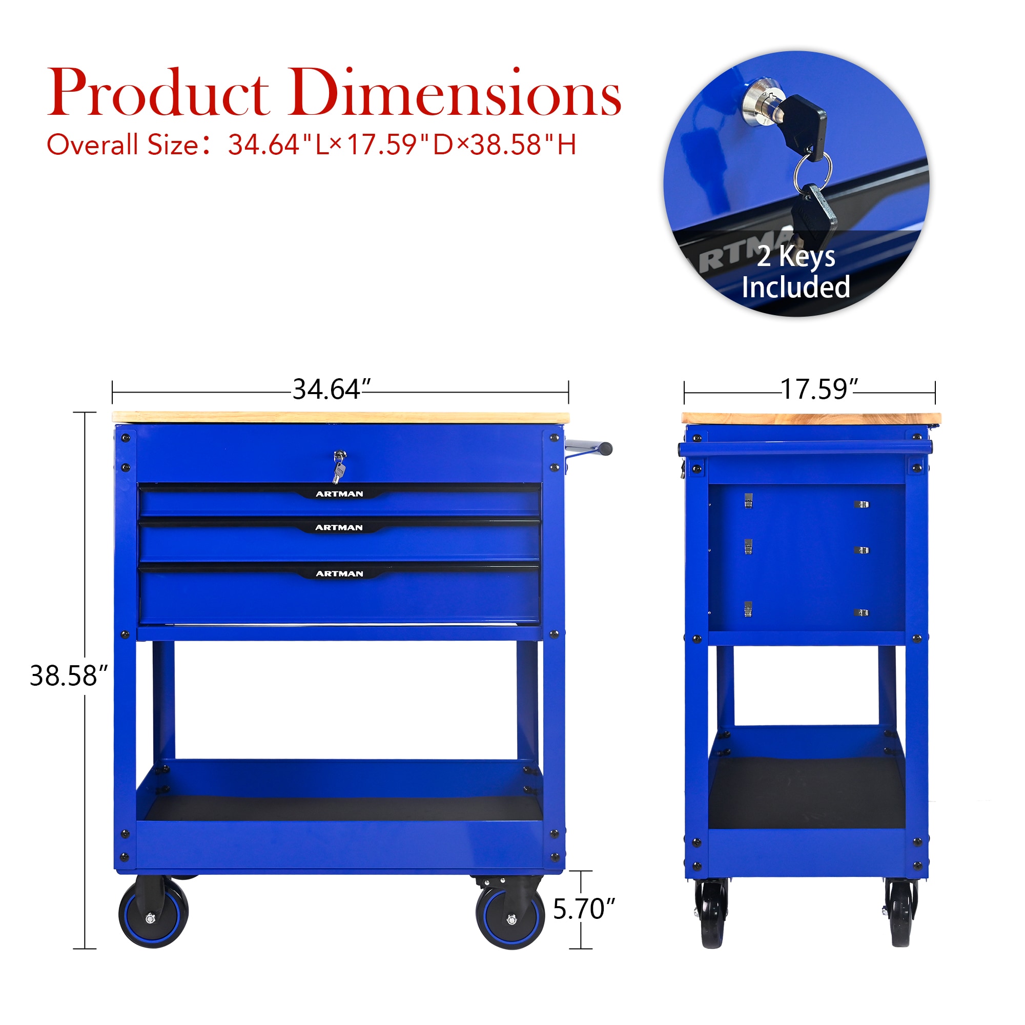 GDFStudio 344200 Utility-Carts - View #3