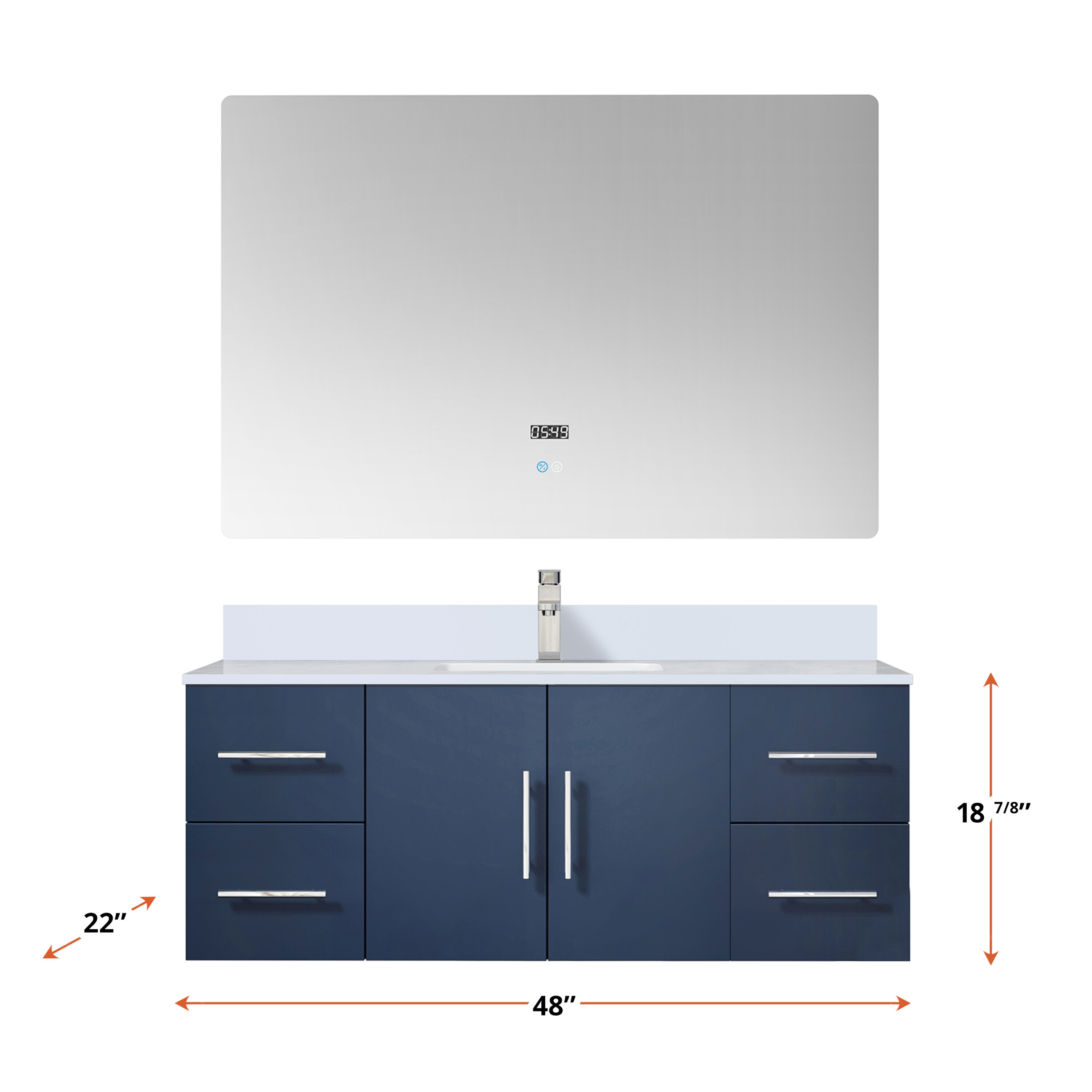 Lexora LVG48SE300 Bath-Vanity-Combo - View #4