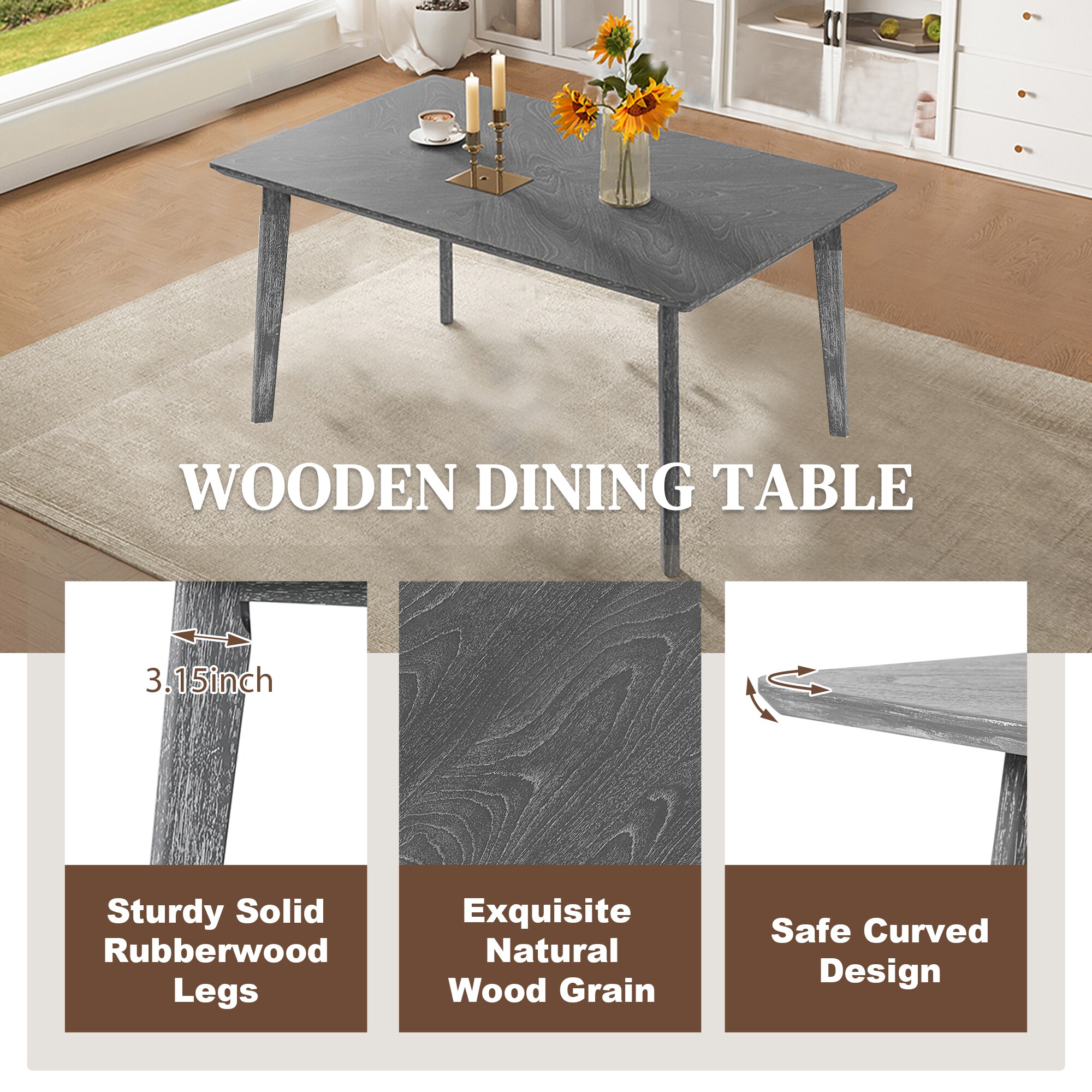 LOVMOR SF-M-N752S400015E Dining-Tables - View #4