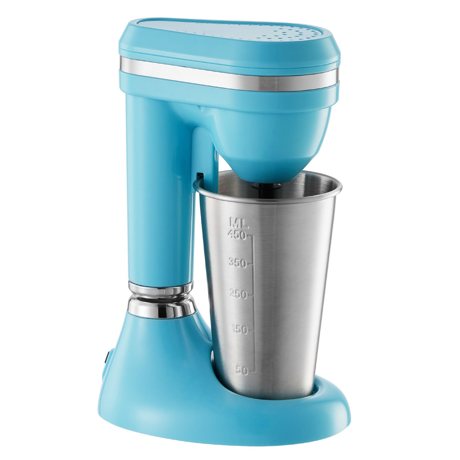 VEVOR SCMNNXJQXSLJ08870V1 Milkshake Maker 100W Milk Shake Maker Mixer Single Head Drink Mixer Blender Machine Dual-Speed Adjustment Milkshake Blender with Stainless Steel Cup for Home Kitchen Bar and Beverage Shop