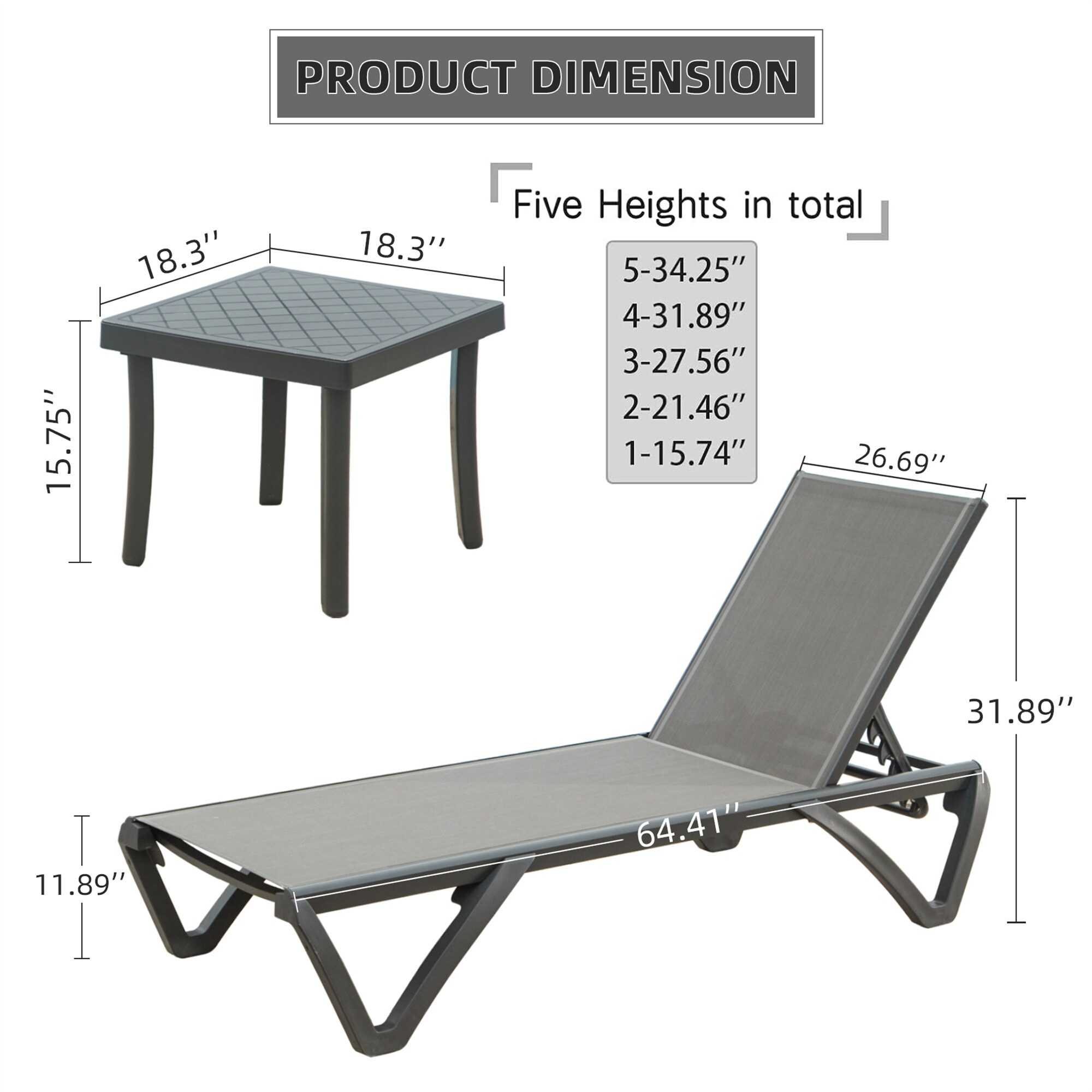 HyperDrop Cart W-W1859109841 Patio-Chairs - View #2