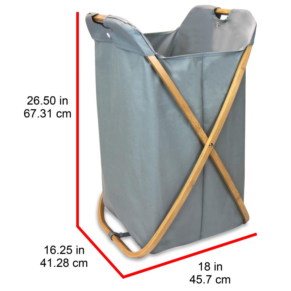 Oceanstar 6XBAG-GY-LIGHT Hamper-Baskets - View #6