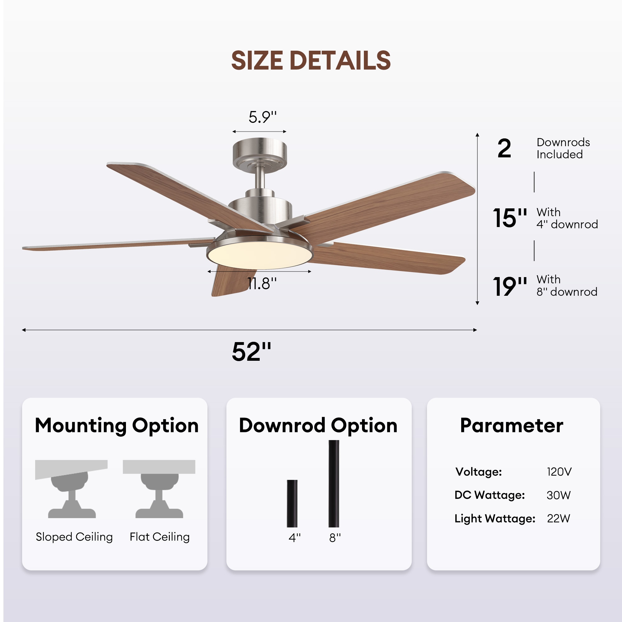 SILJOY WY-009D-52-03 Ceiling-Fans - View #4