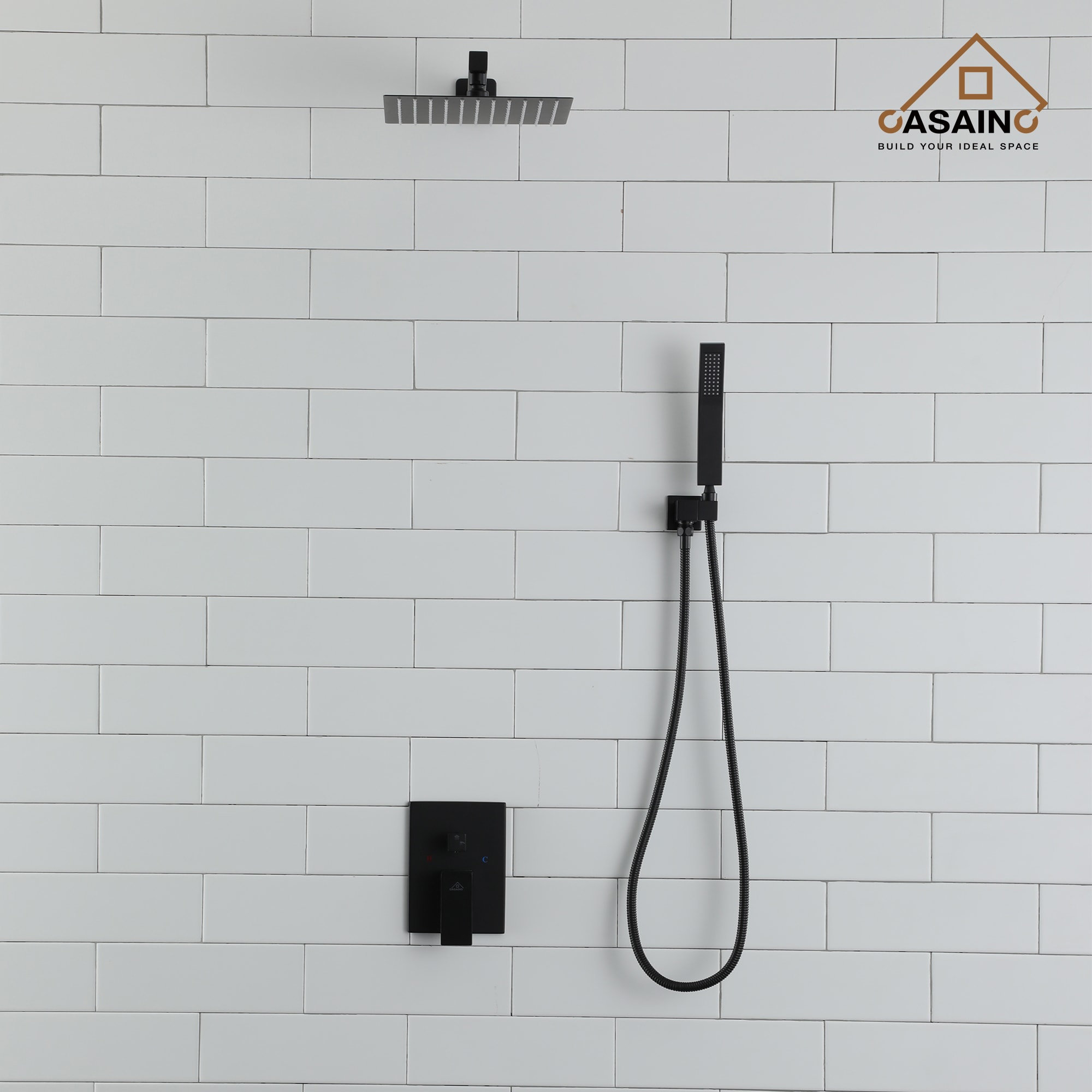 CASAINC OY-93A1002-MB Showerhead-Bar-Panels - View #3