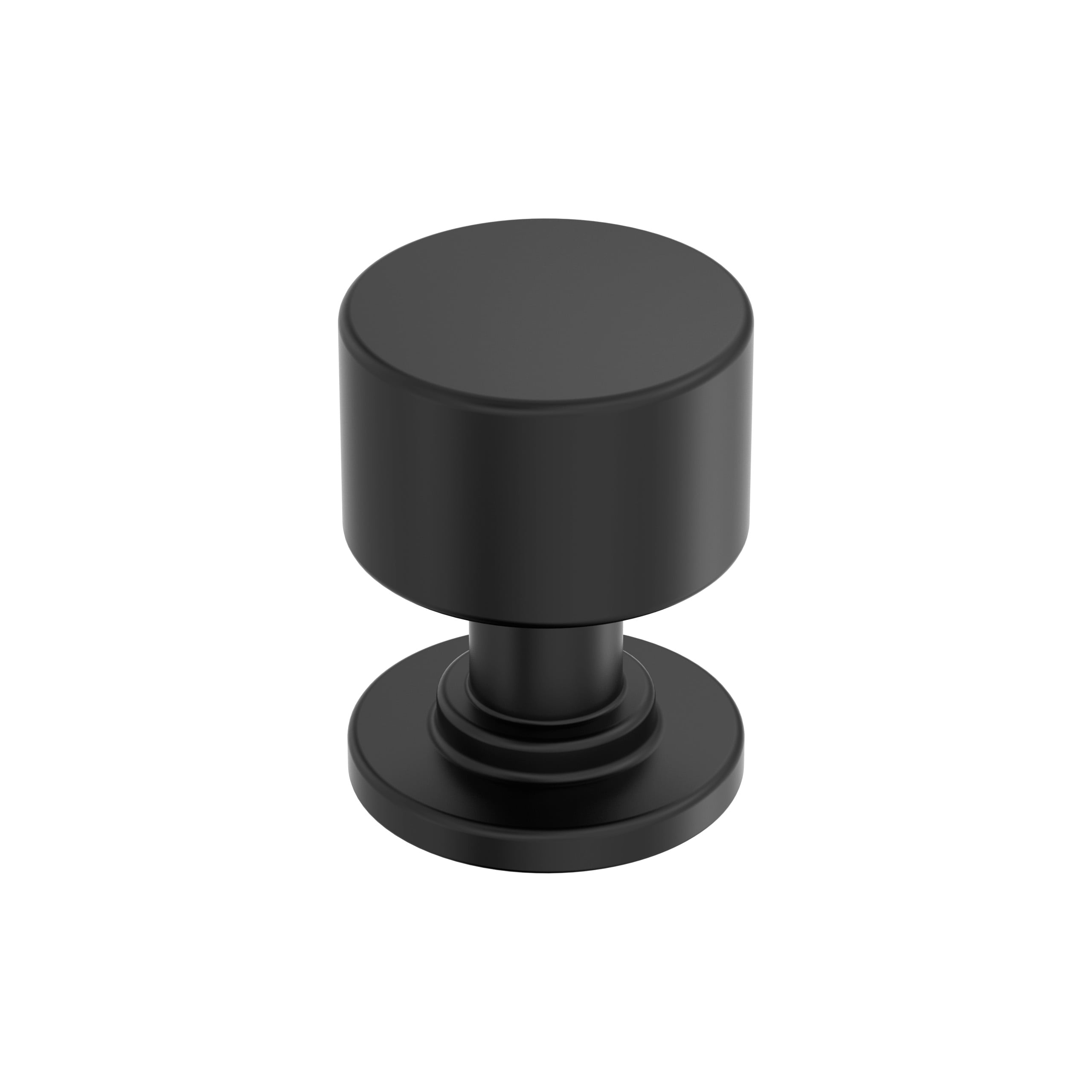 Amerock BP37480MB Balon 1-in Matte Black Round Transitional Cabinet Knob