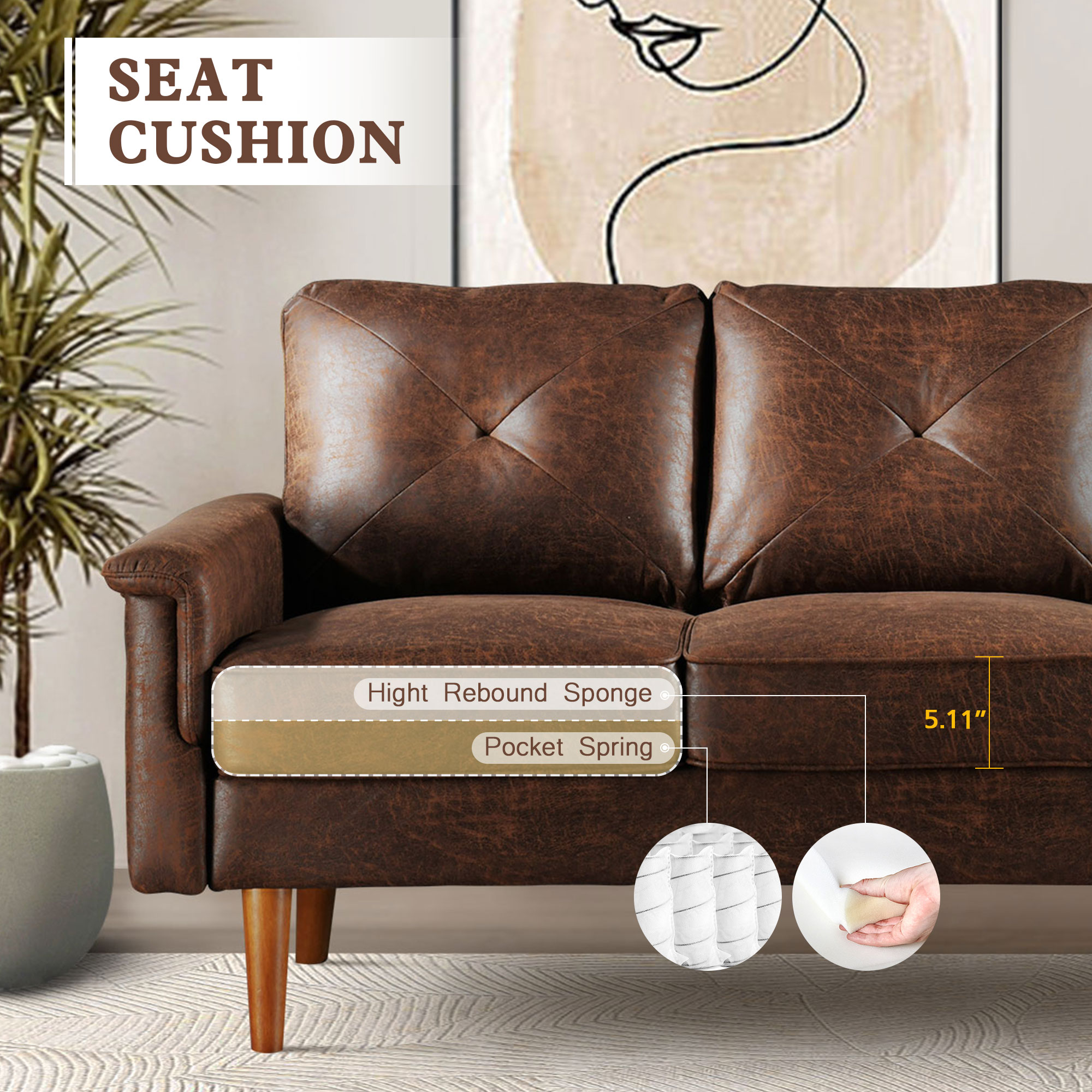 weaxty HMBNOP800 Sofas-Loveseats - View #3