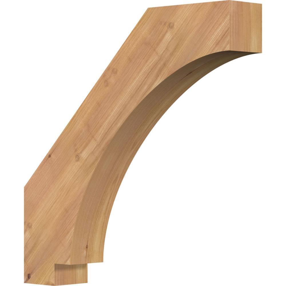 Ekena Millwork BRC04X20X20IMP00SWR 3-1/2-in x 20-in x 20-in Western Red Cedar Wood Imperial Smooth Knee Brace