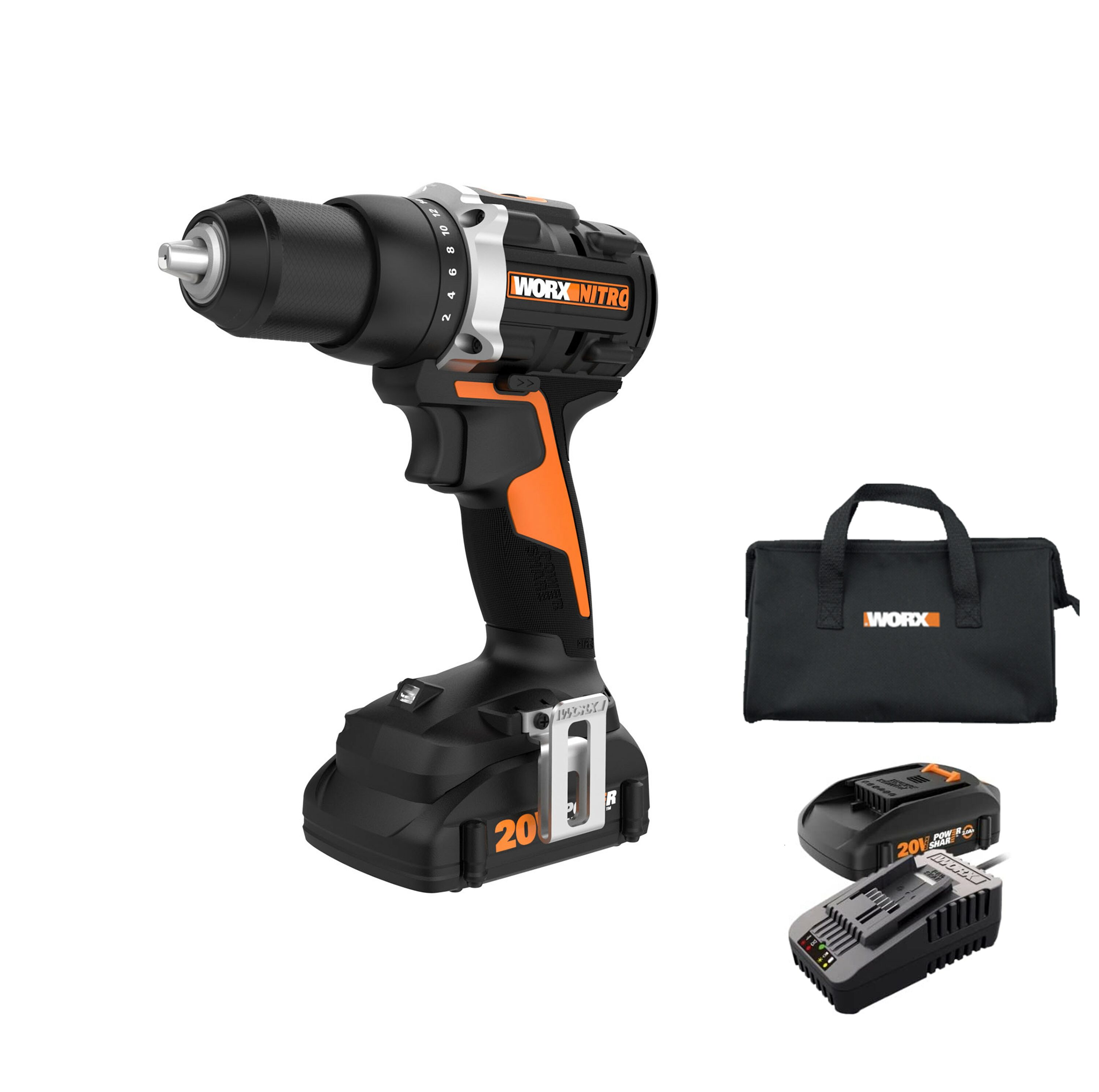 BLACK+DECKER 20-volt Max 1/2-in Cordless Drill (1-Battery Included, Charger  Included) at