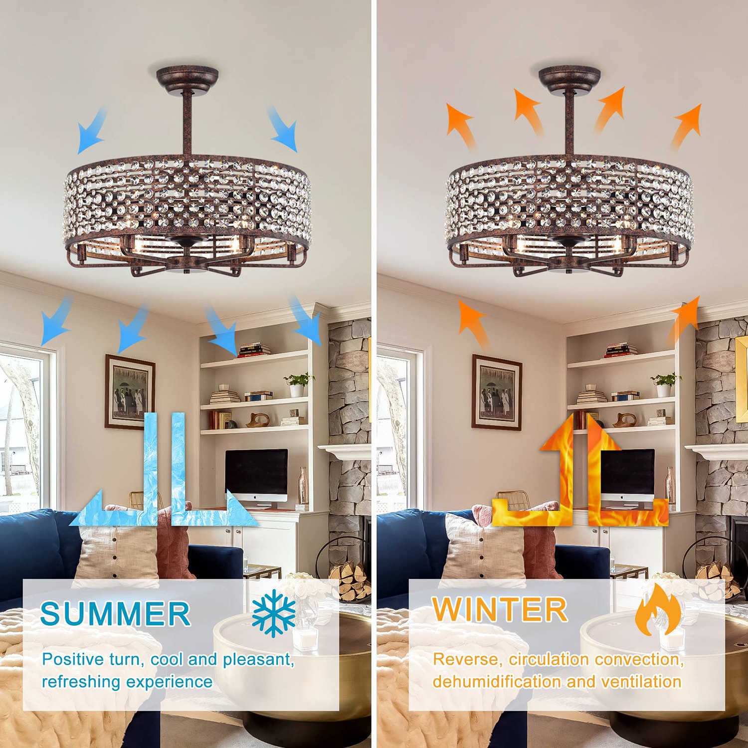 SINOFURN SYA320008WD Ceiling-Fans - View #4
